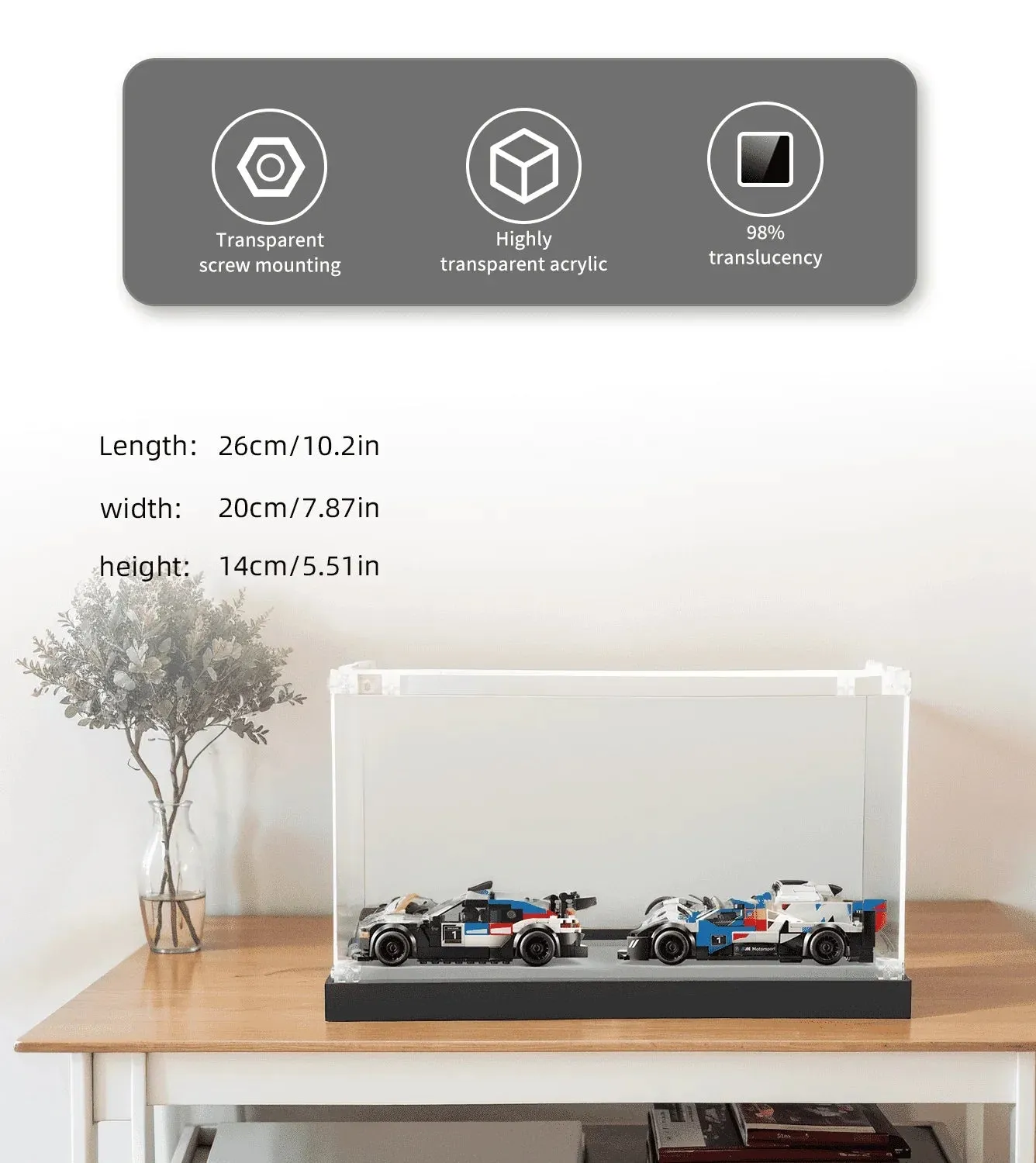 Eksponavimo dėžė LEGO BMW M4 GT3 & BMW M Hybrid V8 76922 — 5