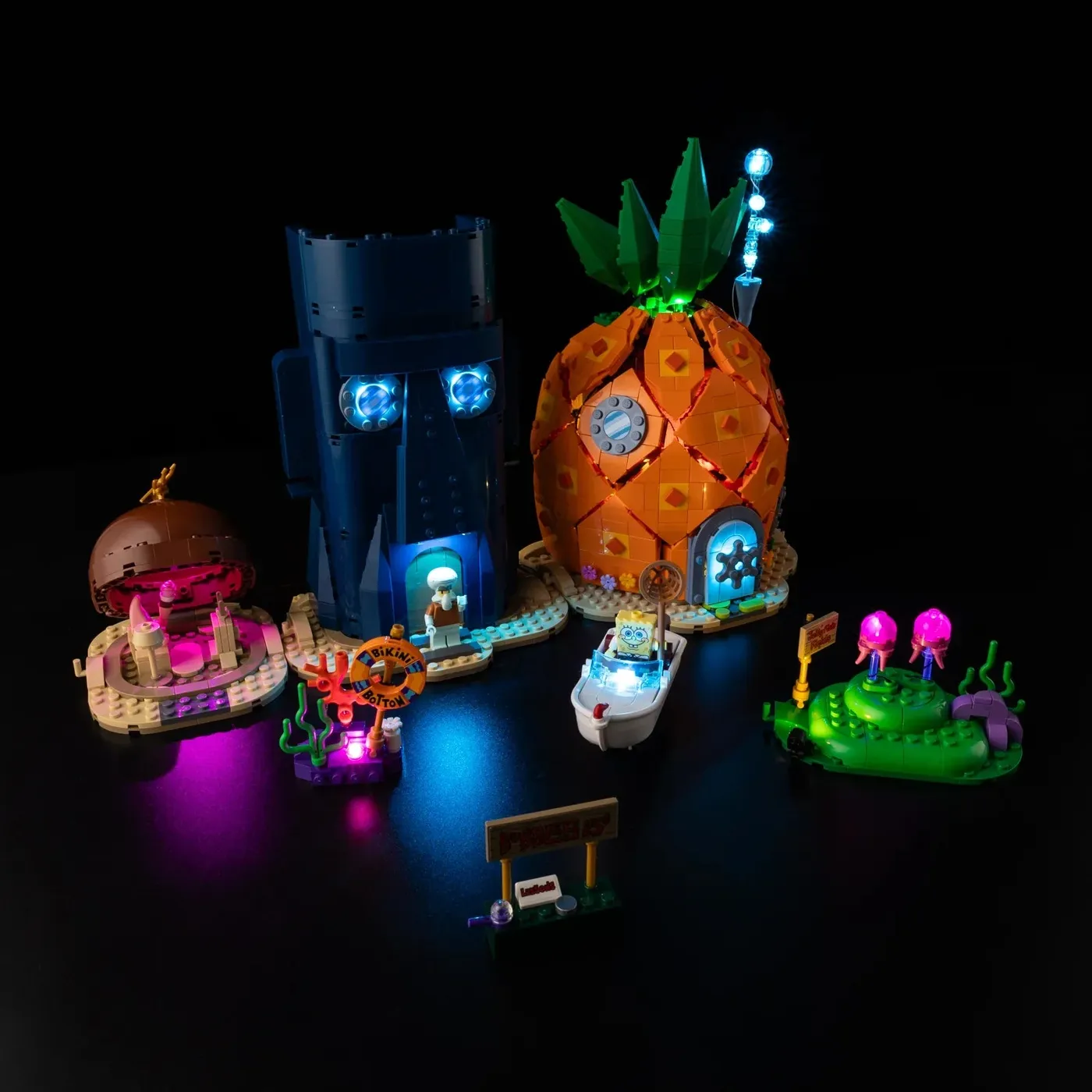 Premium apšvietimo rinkinys, suderinamas su LEGO® Icons SpongeBob SquarePants: Bikini Bottom 11386 — 5