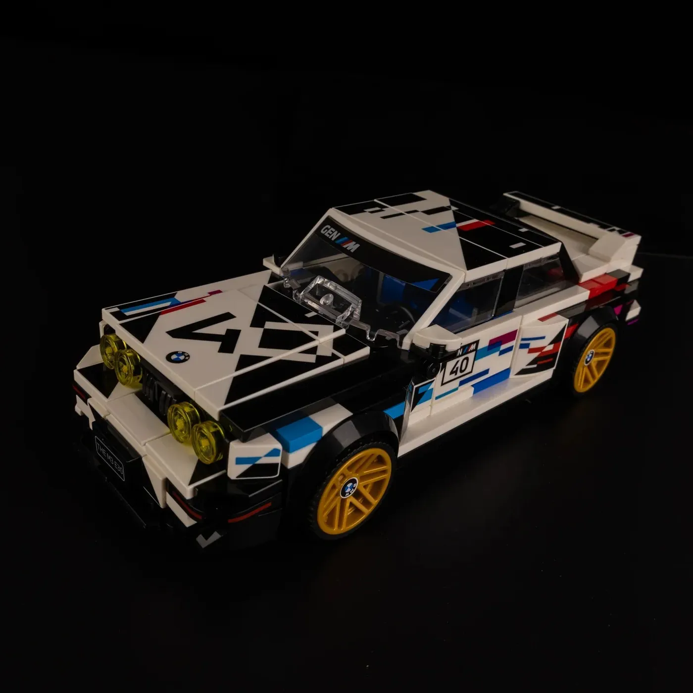 Premium-belysningskit kompatibelt med LEGO® Speed Champions BMW M3 (E30) 77263 — 12