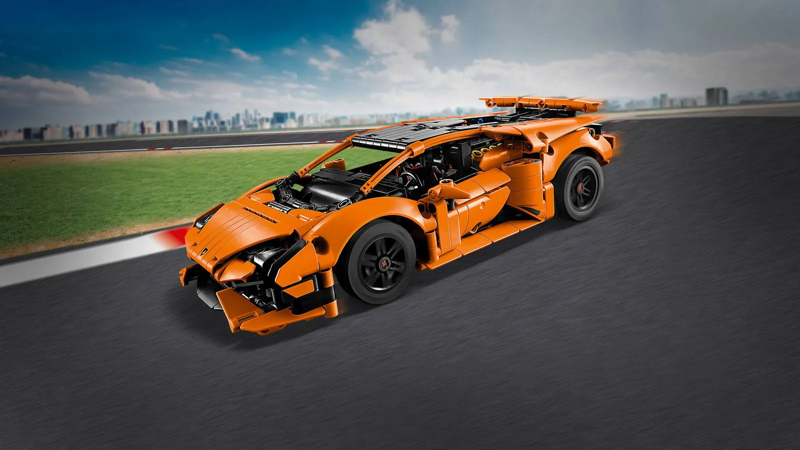 Choosing a Wall Display for LEGO® Technic Lamborghini Huracán Tecnica Orange 42196