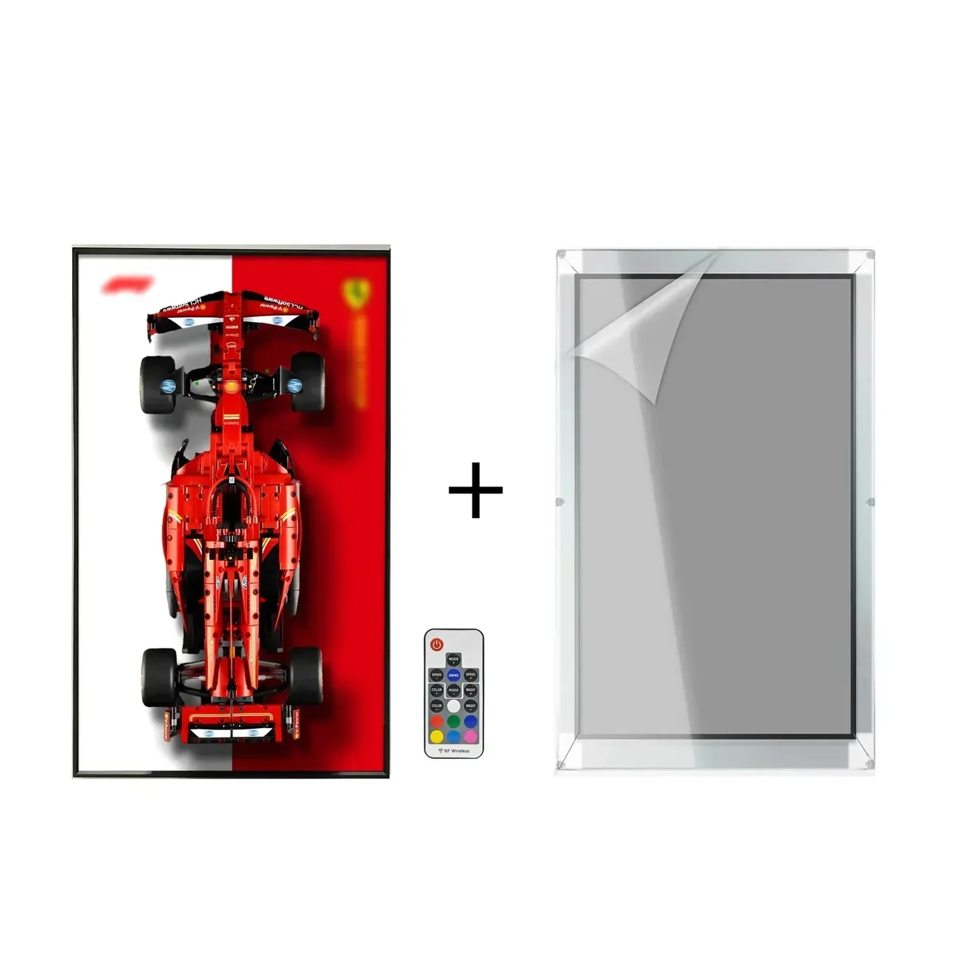 Sieninis eksponavimo rėmas LEGO Technic Ferrari SF-24 42207 — 15