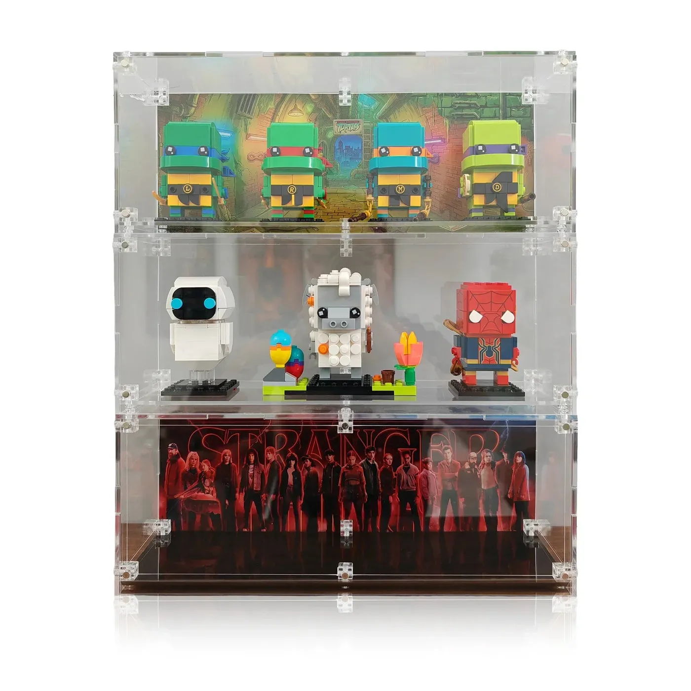 Vitrine für LEGO® BrickHeadz™ Teenage Mutant Ninja Turtles 40878 — 4