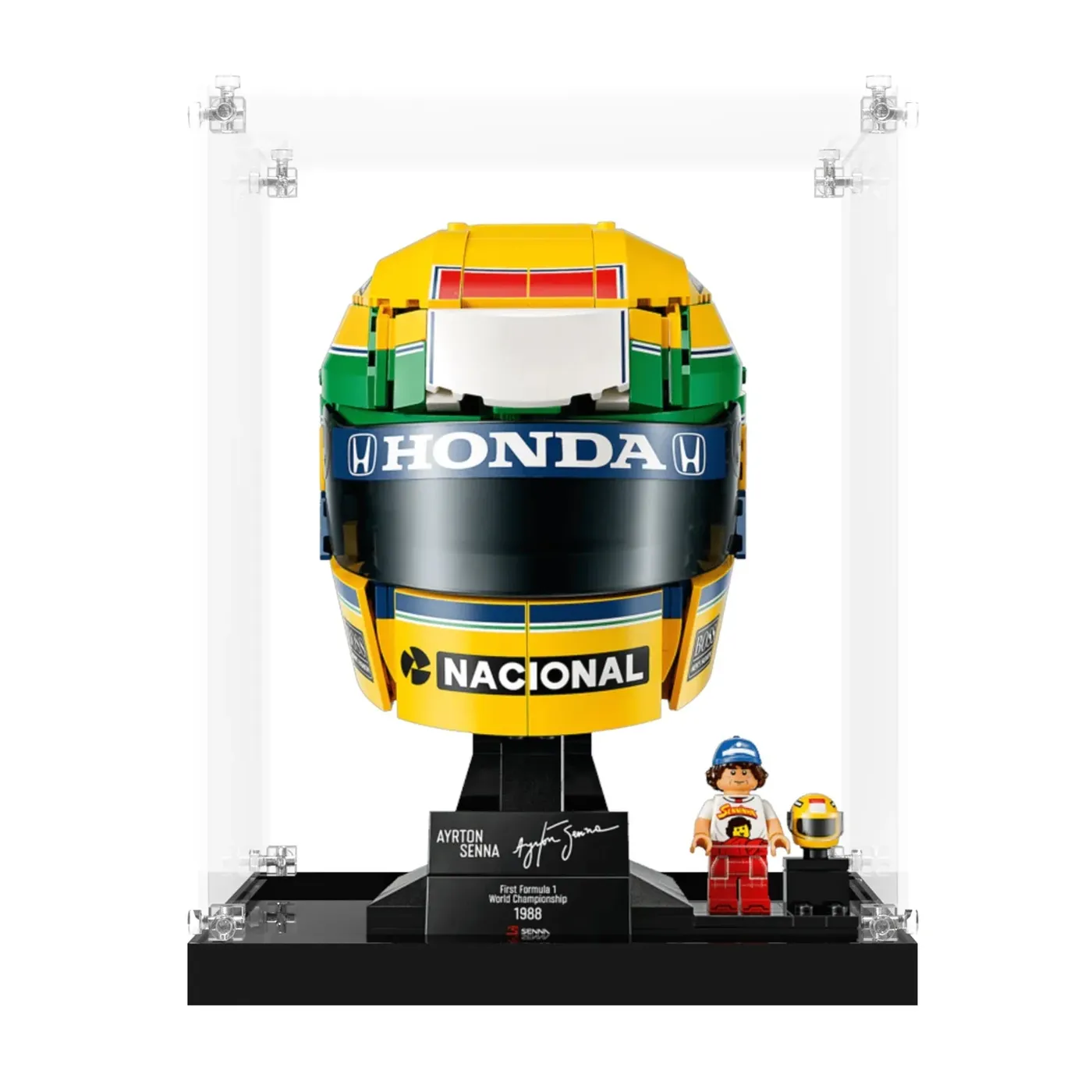 Vitrine für LEGO® Editions Ayrton Senna Helmet 43024 — 2