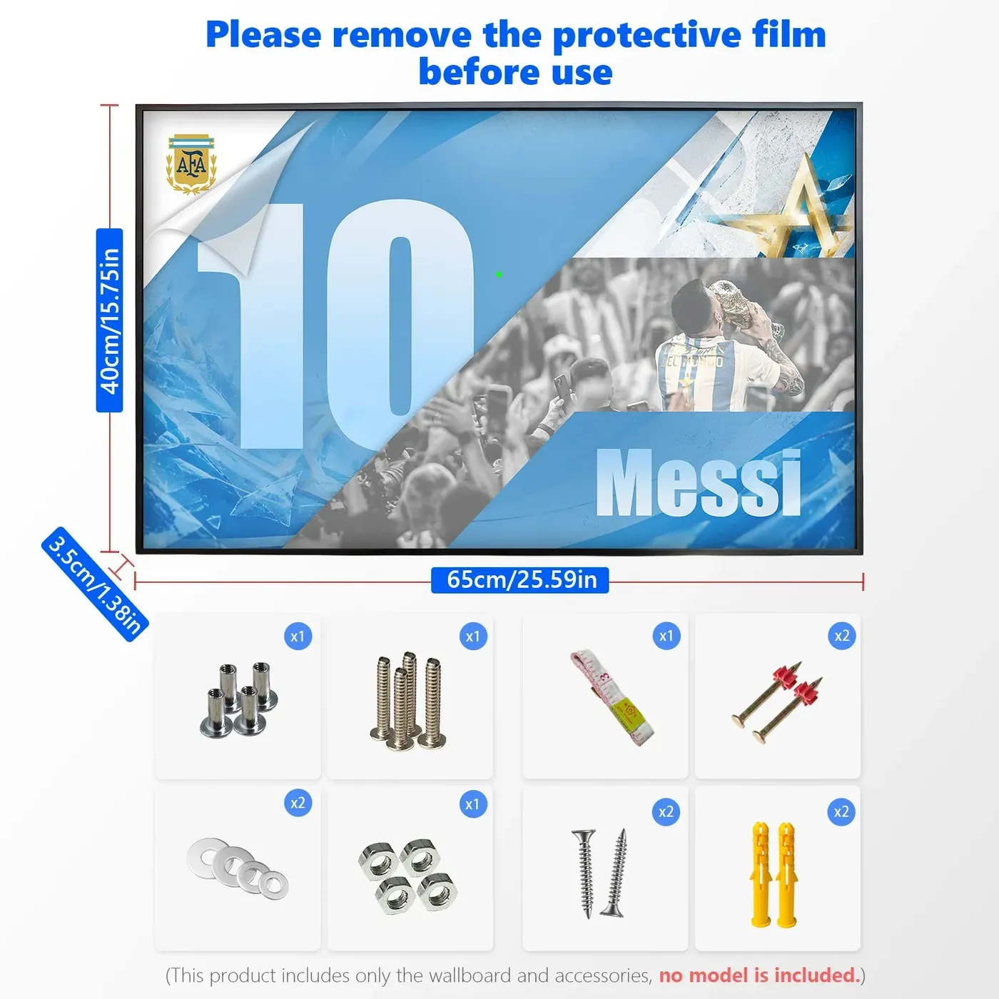 Sieninis eksponavimo rėmas LEGO® Editions Lionel Messi – Celebration 43018 — 2