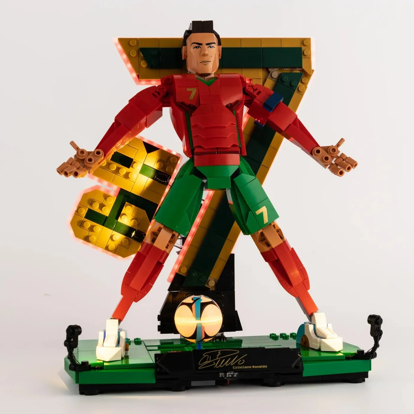 Premium apšvietimo rinkinys, suderinamas su LEGO® Editions Cristiano Ronaldo – Soccer Legend 43016 — 16