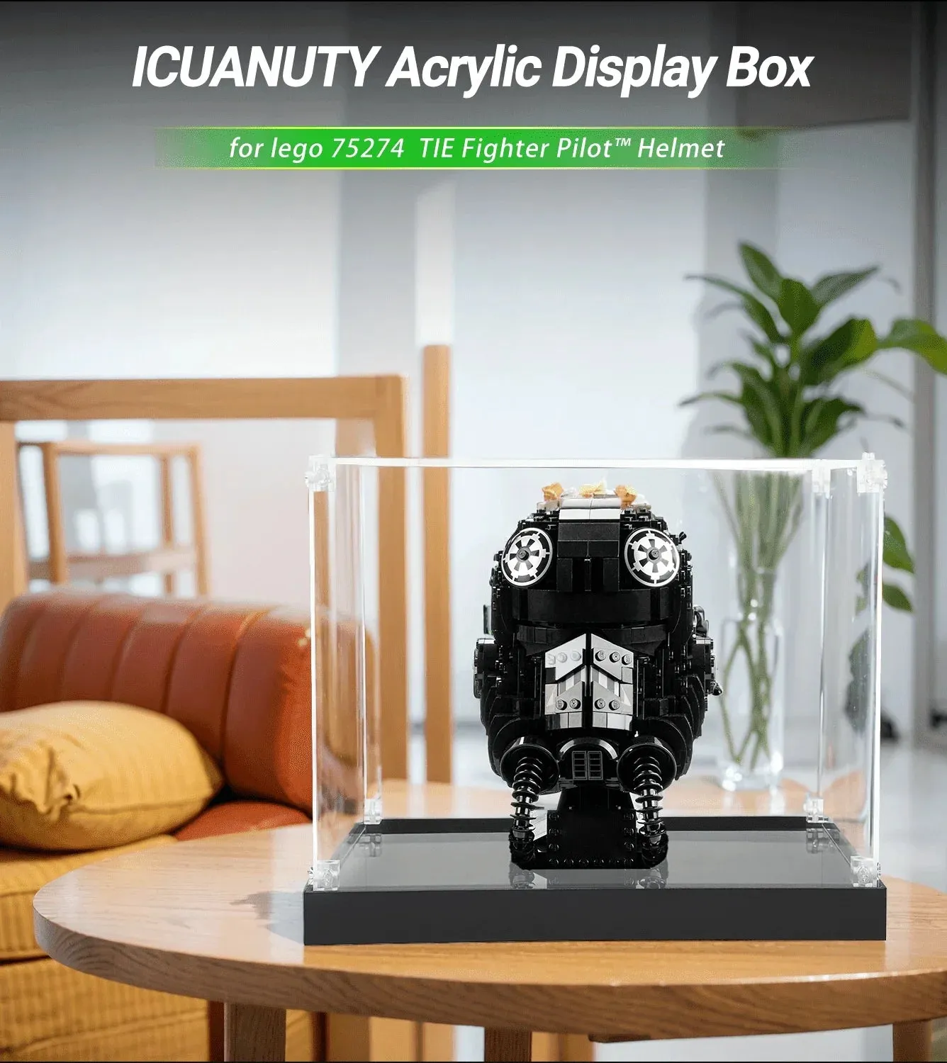 Vitrine für Lego Star Wars TIE Fighter Pilot™ Helmet 75274 — 2