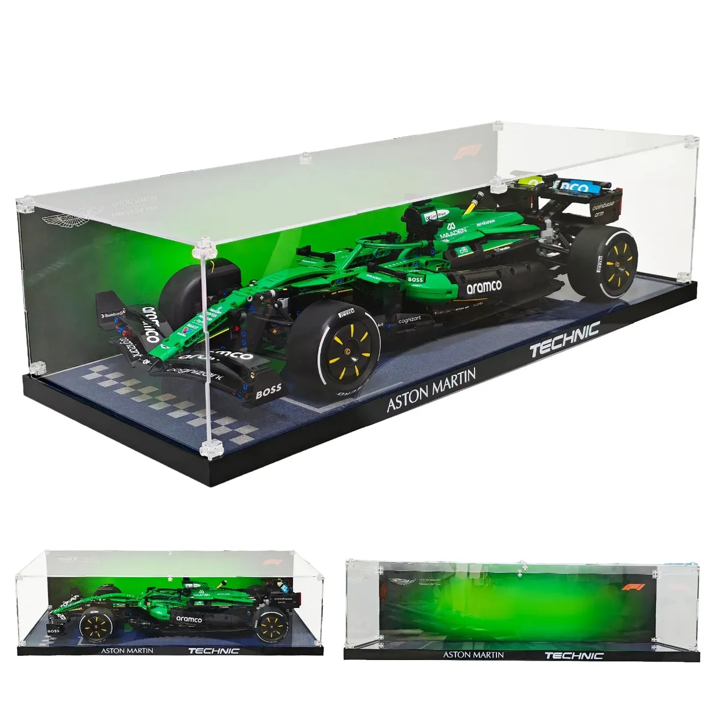 Vitrine für LEGO Technic™ Aston Martin Aramco AMR25 F1® Car 42240 — 4