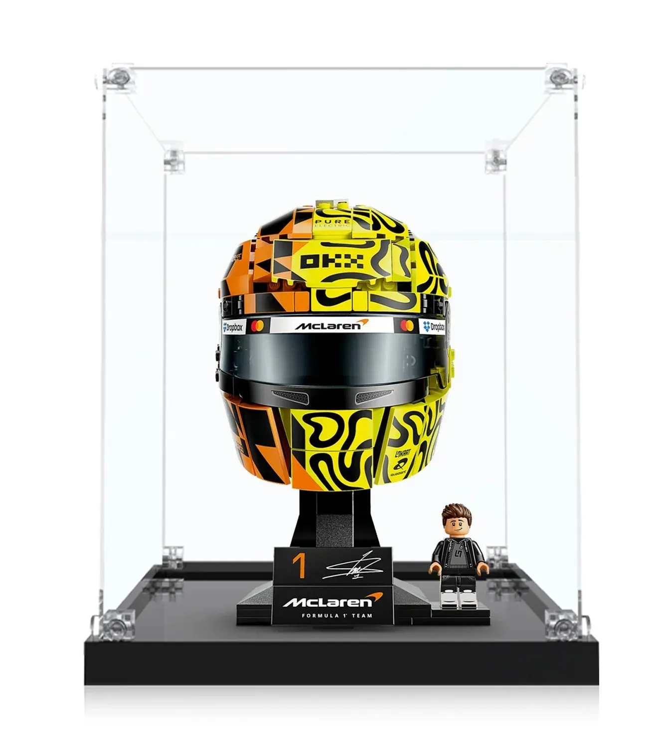 Display Case for LEGO® Editions McLaren Mastercard F1® Team Lando Norris Helmet 43023 — 8