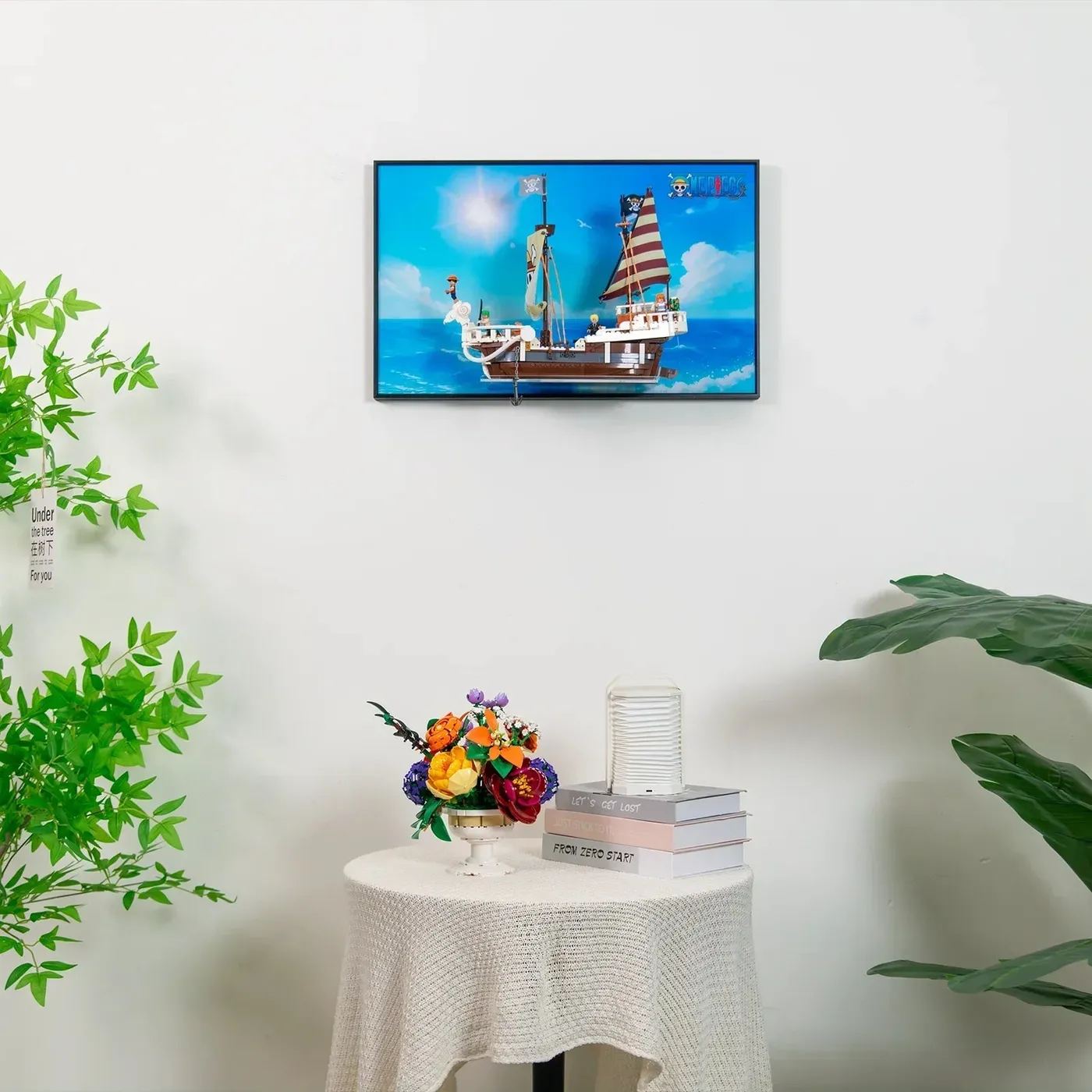 Väggmonterad displayram för LEGO® One Piece The Going Merry Pirate Ship 75639 — 5