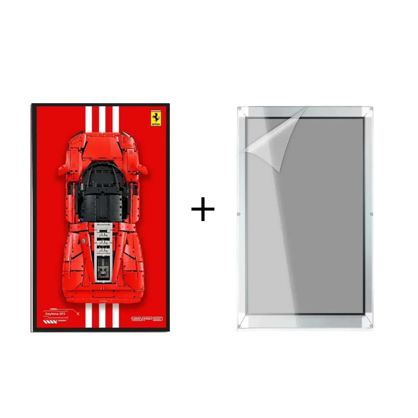 Ramka ekspozycyjna na ścianę do LEGO 42143 Technic™ Ferrari Daytona SP3 — 17
