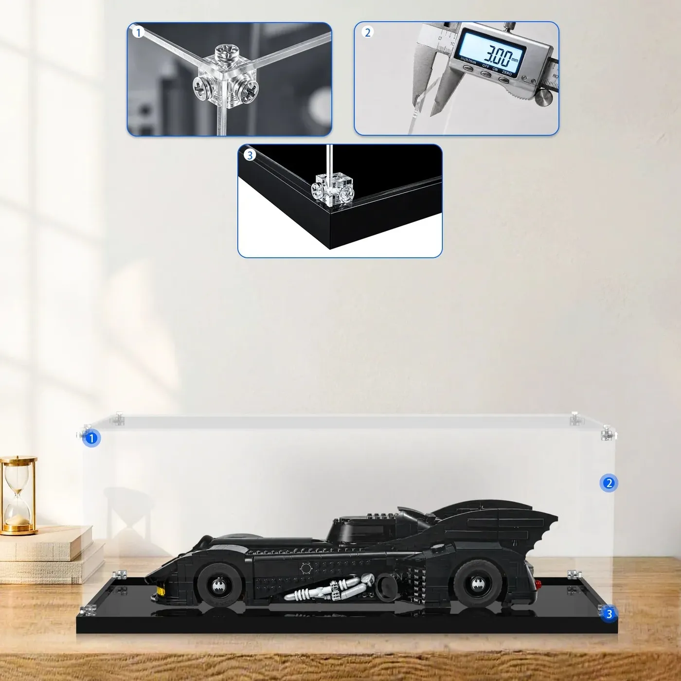Vitrine für LEGO Batman™ Batman Returns™ Batmobile™ 76355 — 17