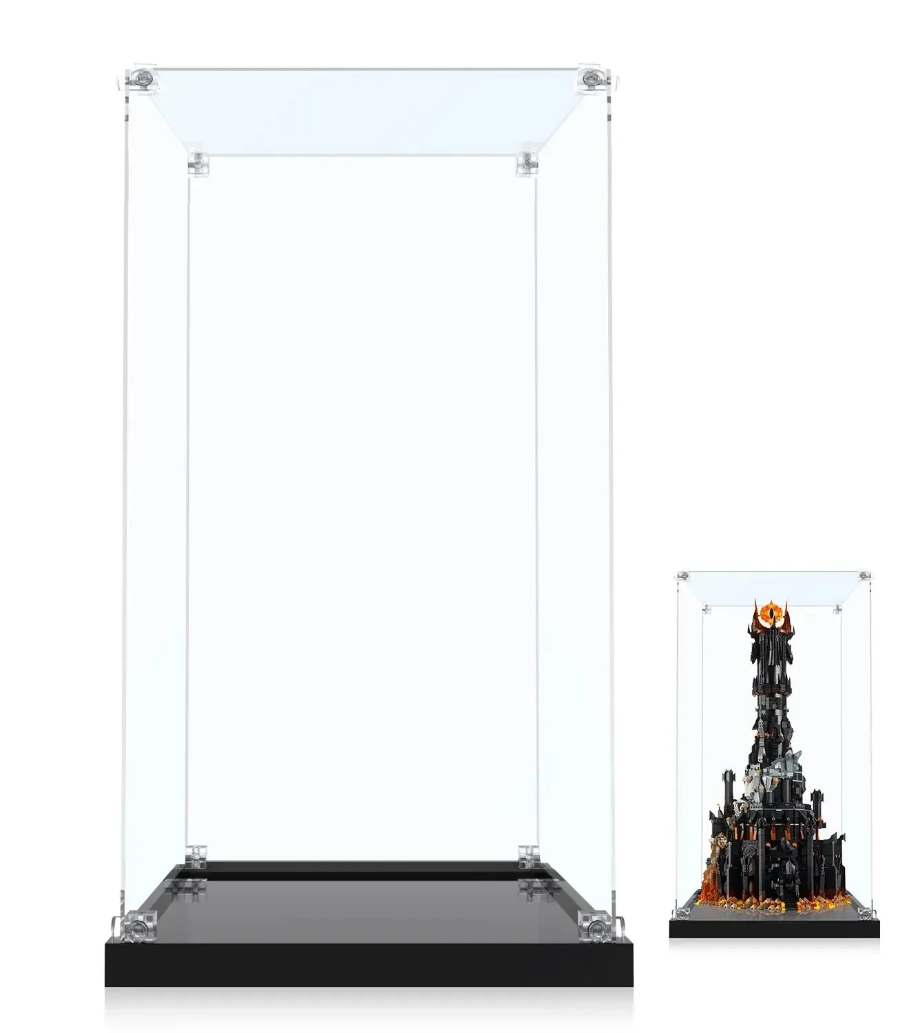 Exklusiv akrylmonter för LEGO® Icons The Lord of the Rings: Barad-dûr™ (10333) — 3