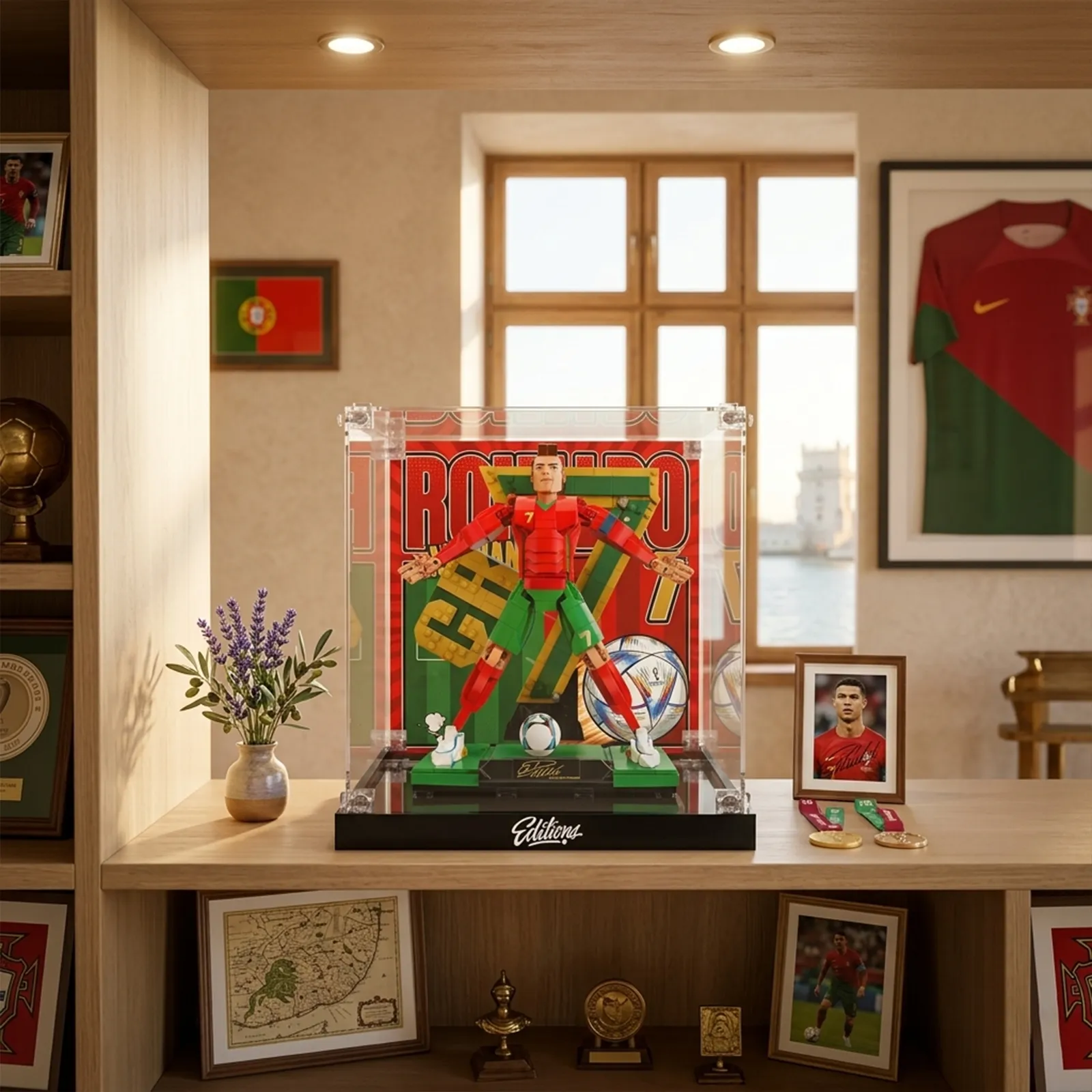 Eine Legende ausstellen: Ein Vitrinen-Guide für das LEGO 43016 Cristiano Ronaldo Soccer Legend
