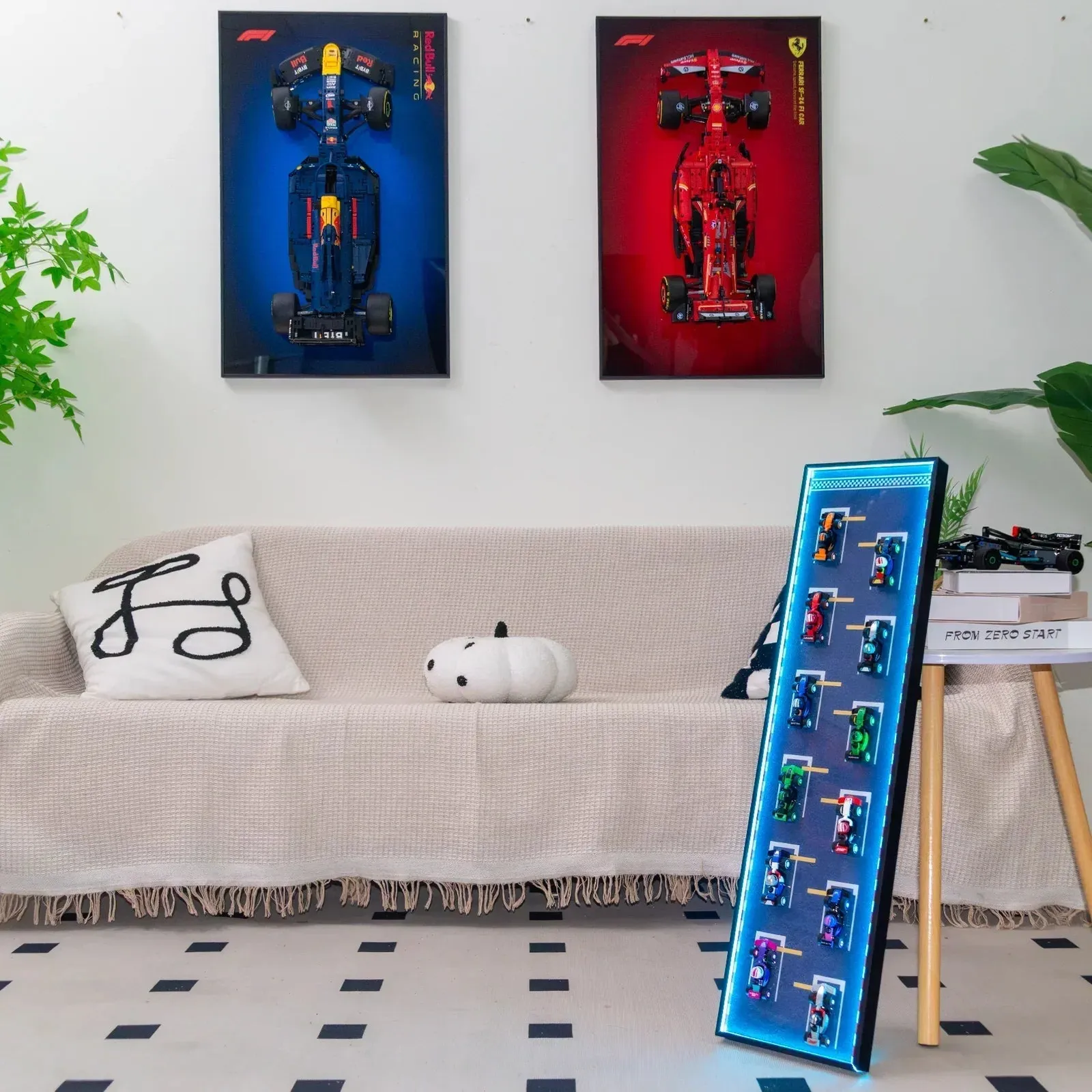 Wall frame for LEGO Other F1® Collectible Race Cars 71049 /Track version - KABO