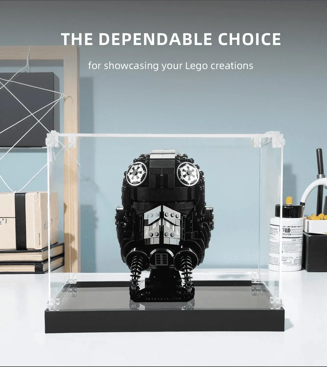 Vitrine für Lego Star Wars TIE Fighter Pilot™ Helmet 75274 — 3