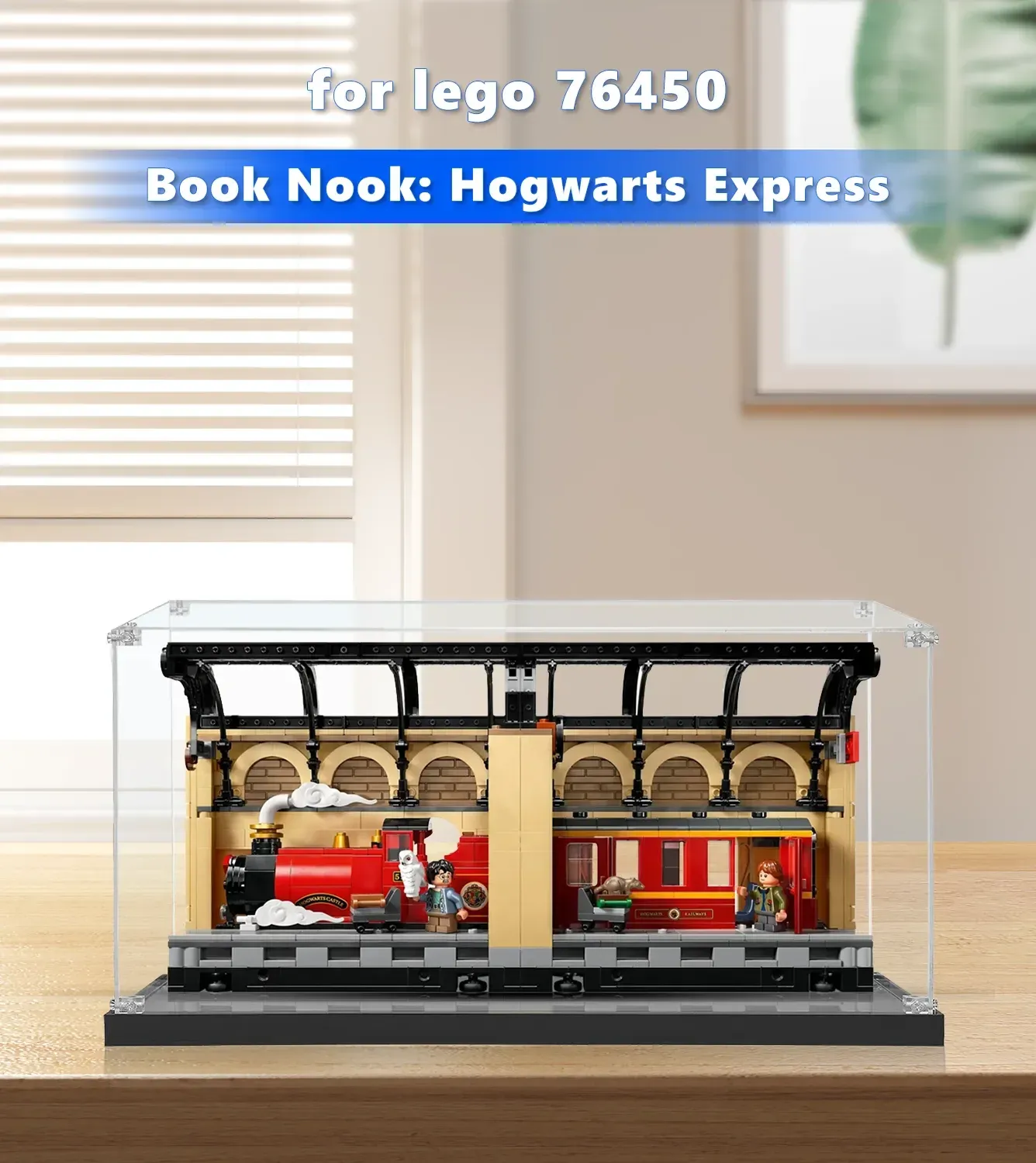 Vitrine für LEGO® Harry Potter™ Book Nook: Hogwarts™ Express 76450 — 3