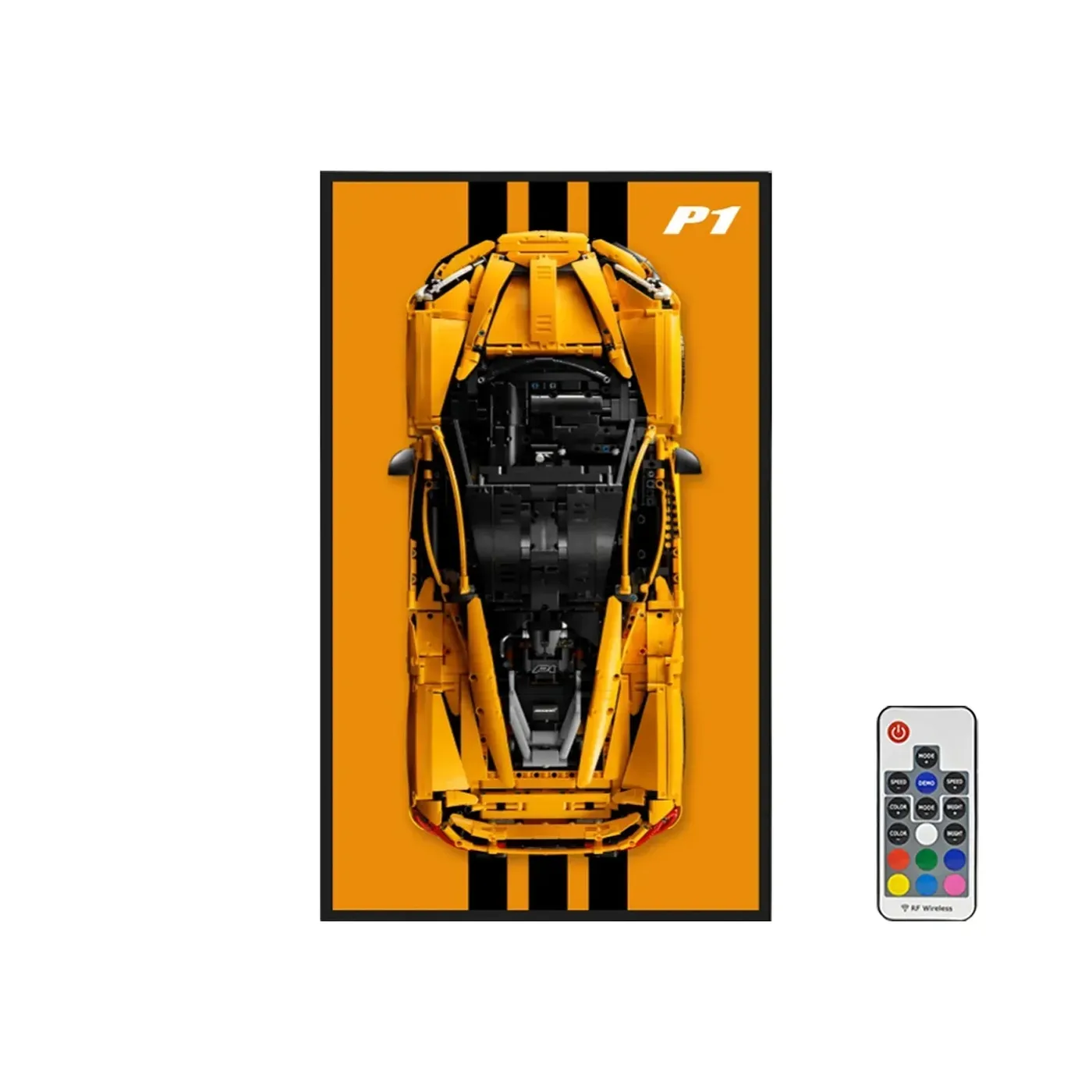 Wand-Displayrahmen für Lego Technic McLaren P1 42172 — 14