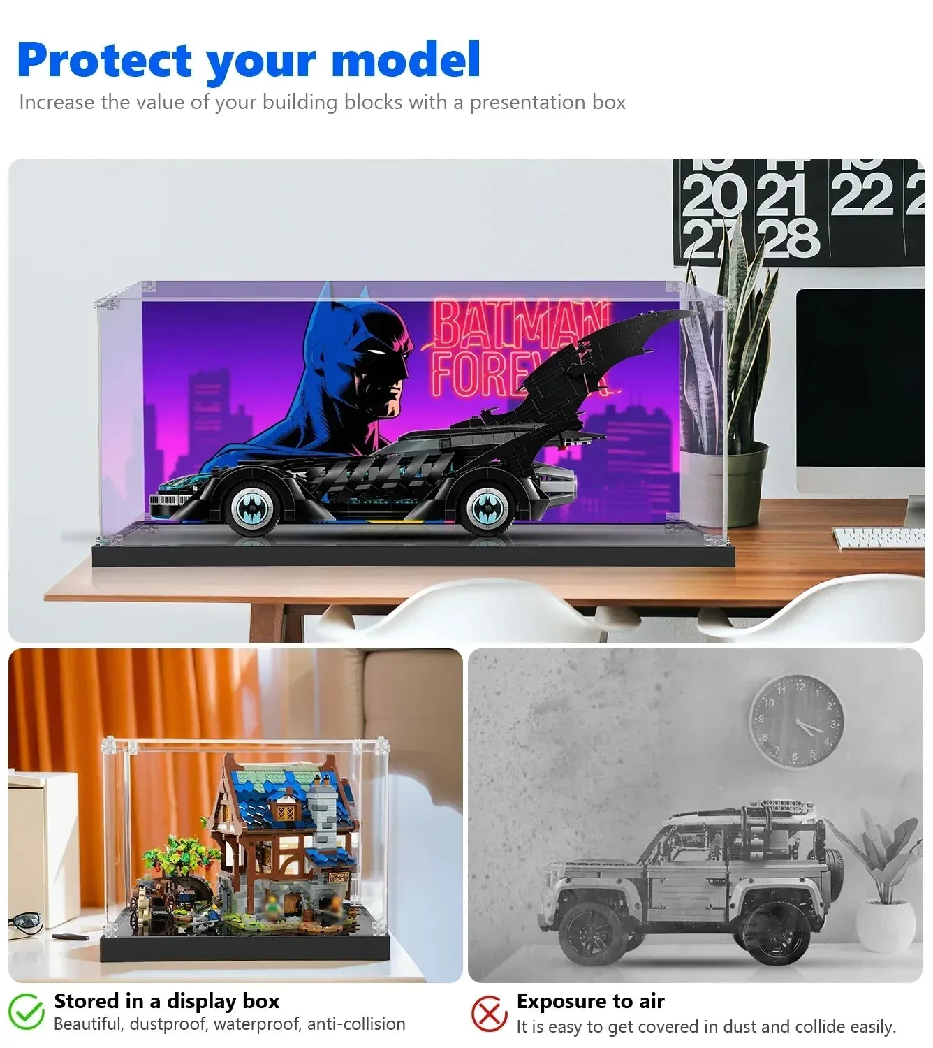 Vitrine für LEGO Batman Batman Forever™ Batmobile™ 76304 — 6