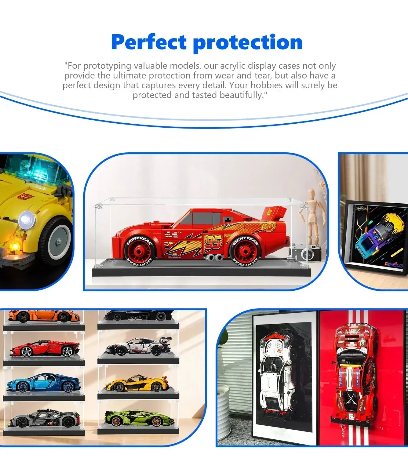 Vitrine für LEGO Speed Champions Disney Lightning McQueen 77255 — 5