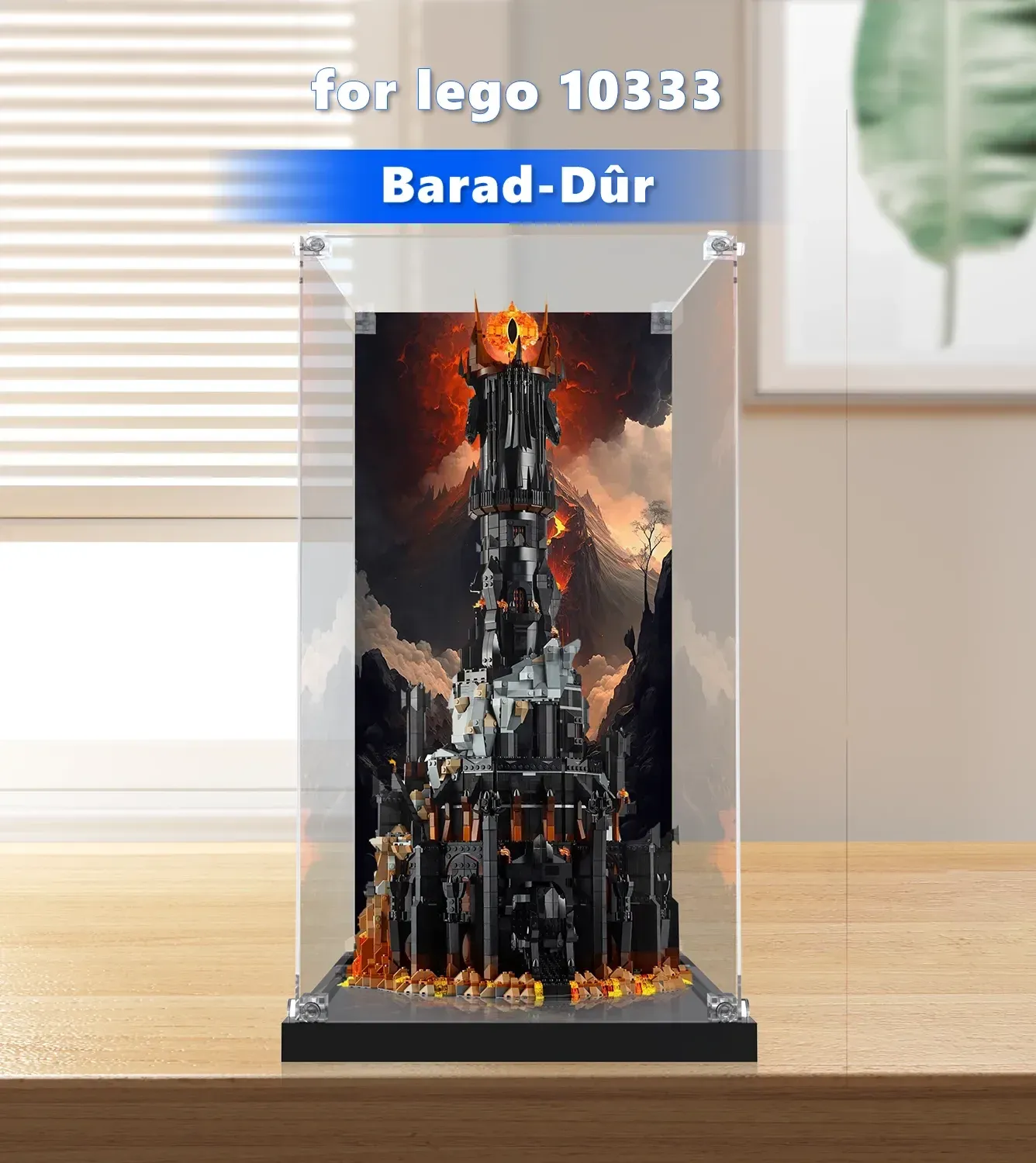 Exklusiv akrylmonter för LEGO® Icons The Lord of the Rings: Barad-dûr™ (10333) — 2