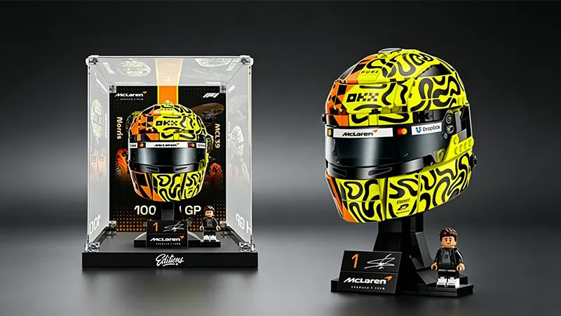 LEGO 43023 Display Case Guide: How to Showcase Your Lando Norris Helmet