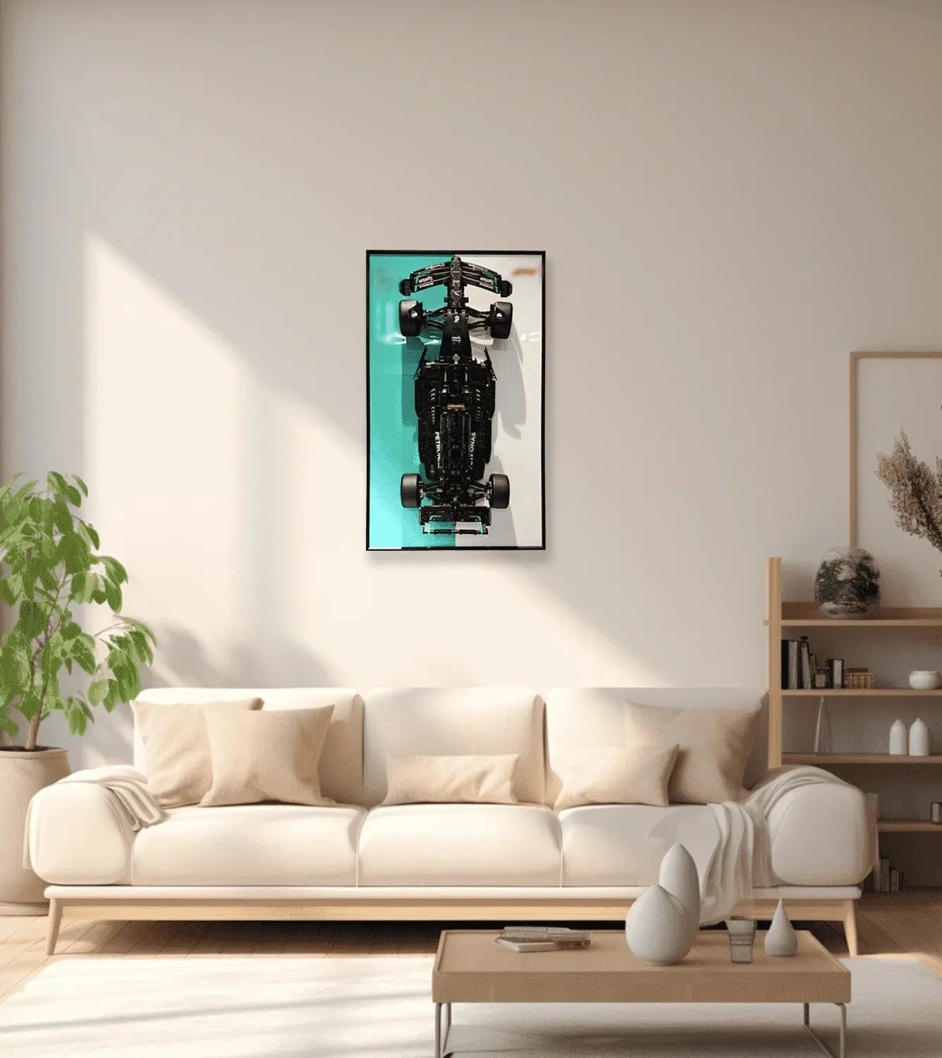 Väggmonterad displayram för Lego Technic™ Mercedes-AMG F1 W14 E Performance (42171) — 12