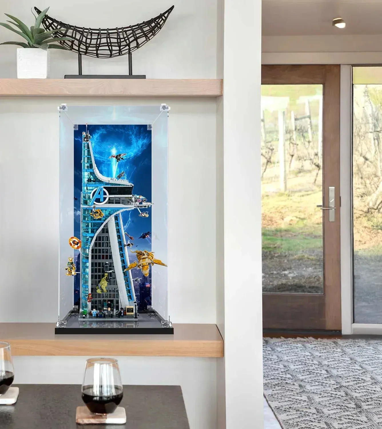 Exklusiv montrar i akryl för LEGO® Marvel Avengers Tower (76269) — 8