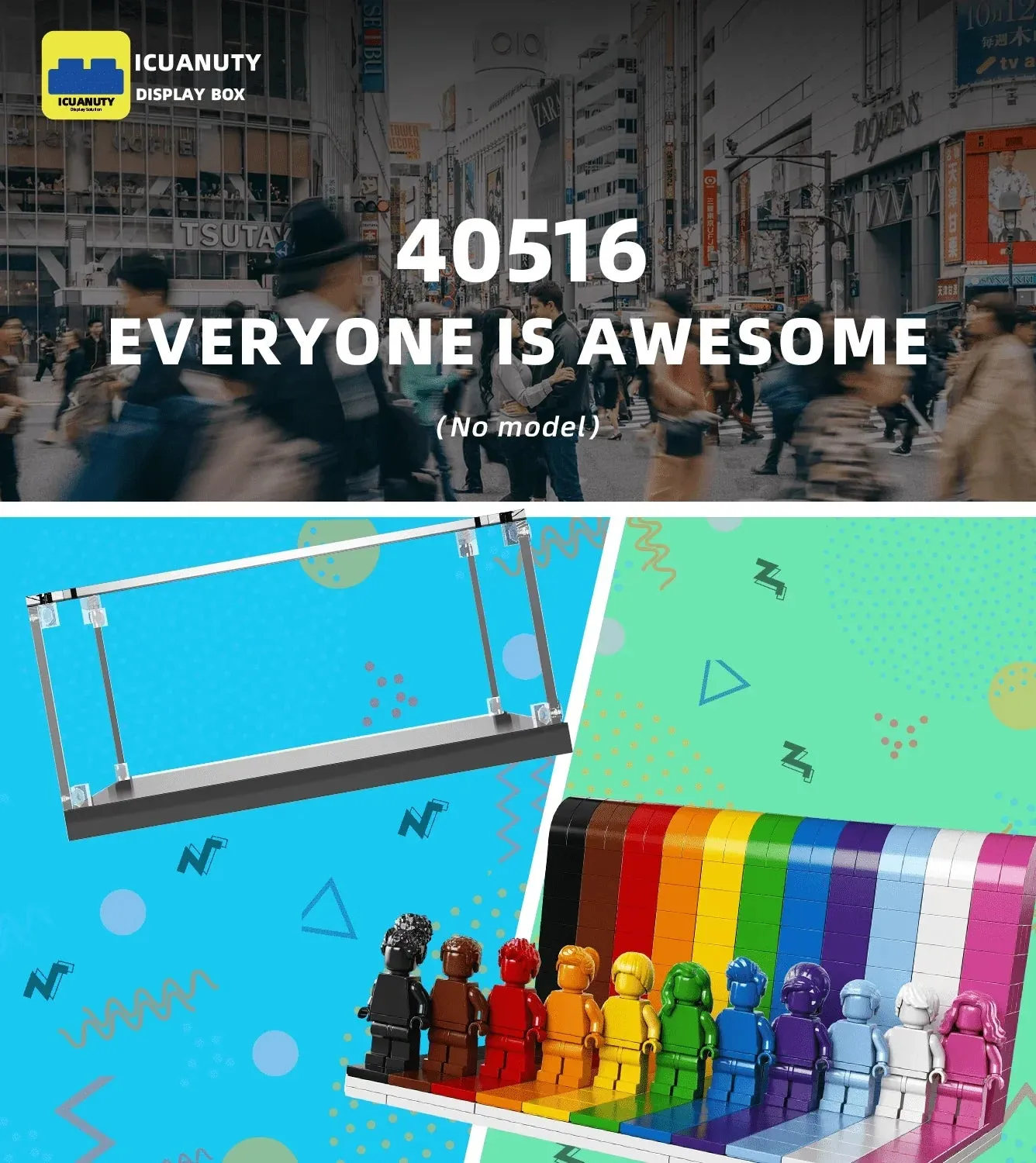 Gablota ekspozycyjna do LEGO Everyone Is Awesome 40516 — 5