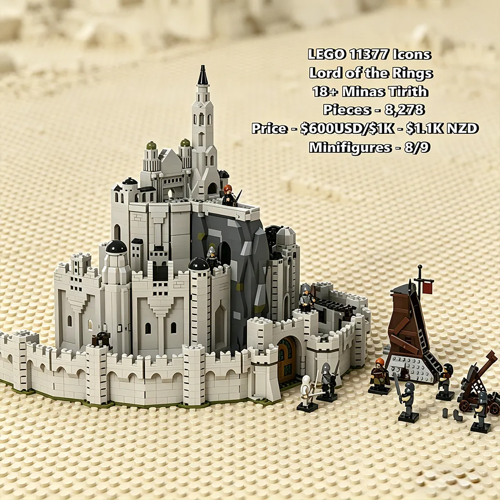 Minas Tirito nutekėjimas: ką LEGO 11377 reiškia Viduržemio kolekcininkams