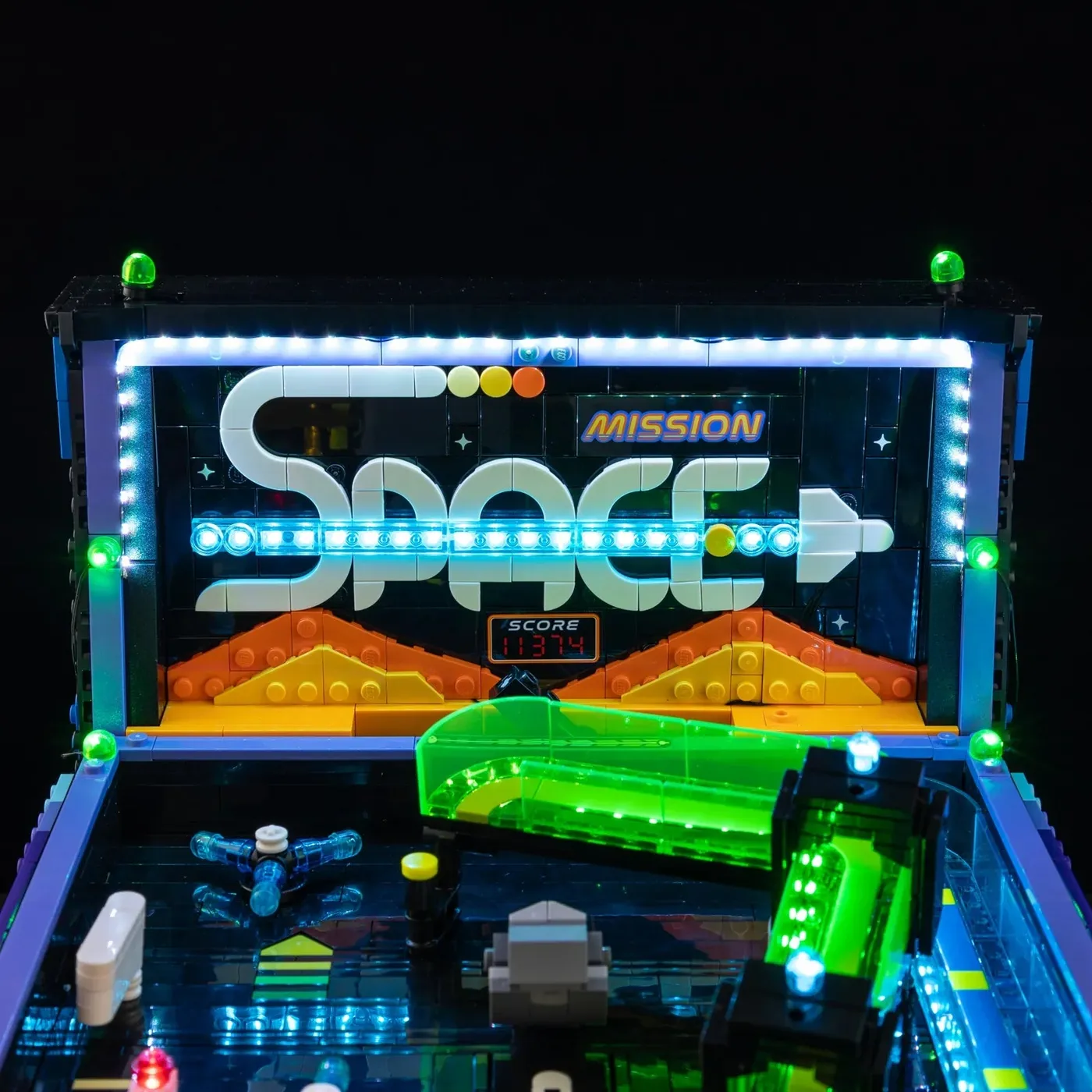 Premium-Beleuchtungsset kompatibel mit LEGO® Icons Arcade Pinball Machine 11374 — 30