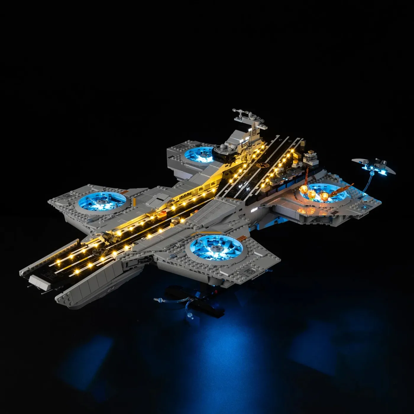 Premium Light Kit Compatible with LEGO Marvel S.H.I.E.L.D. Helicarrier 76354 — 2