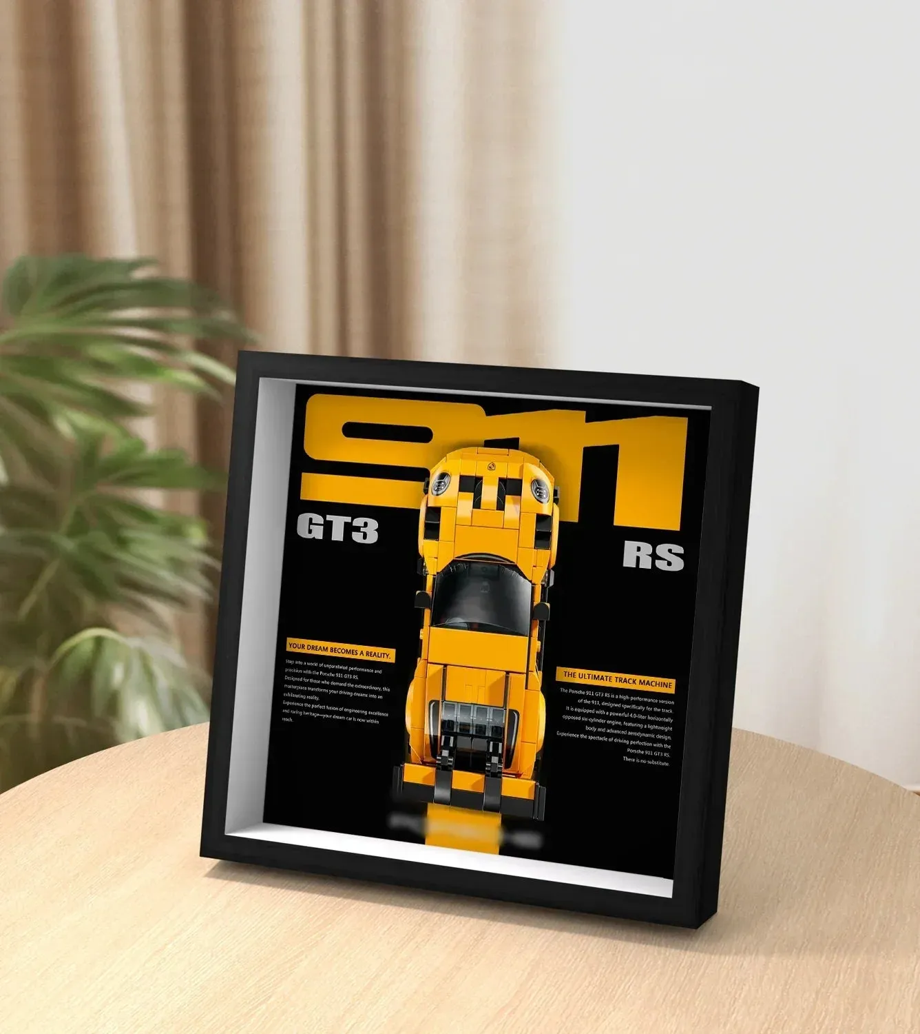 Bilderrahmen für LEGO® Speed Champions Porsche 911 GT3 RS Super Car — 2