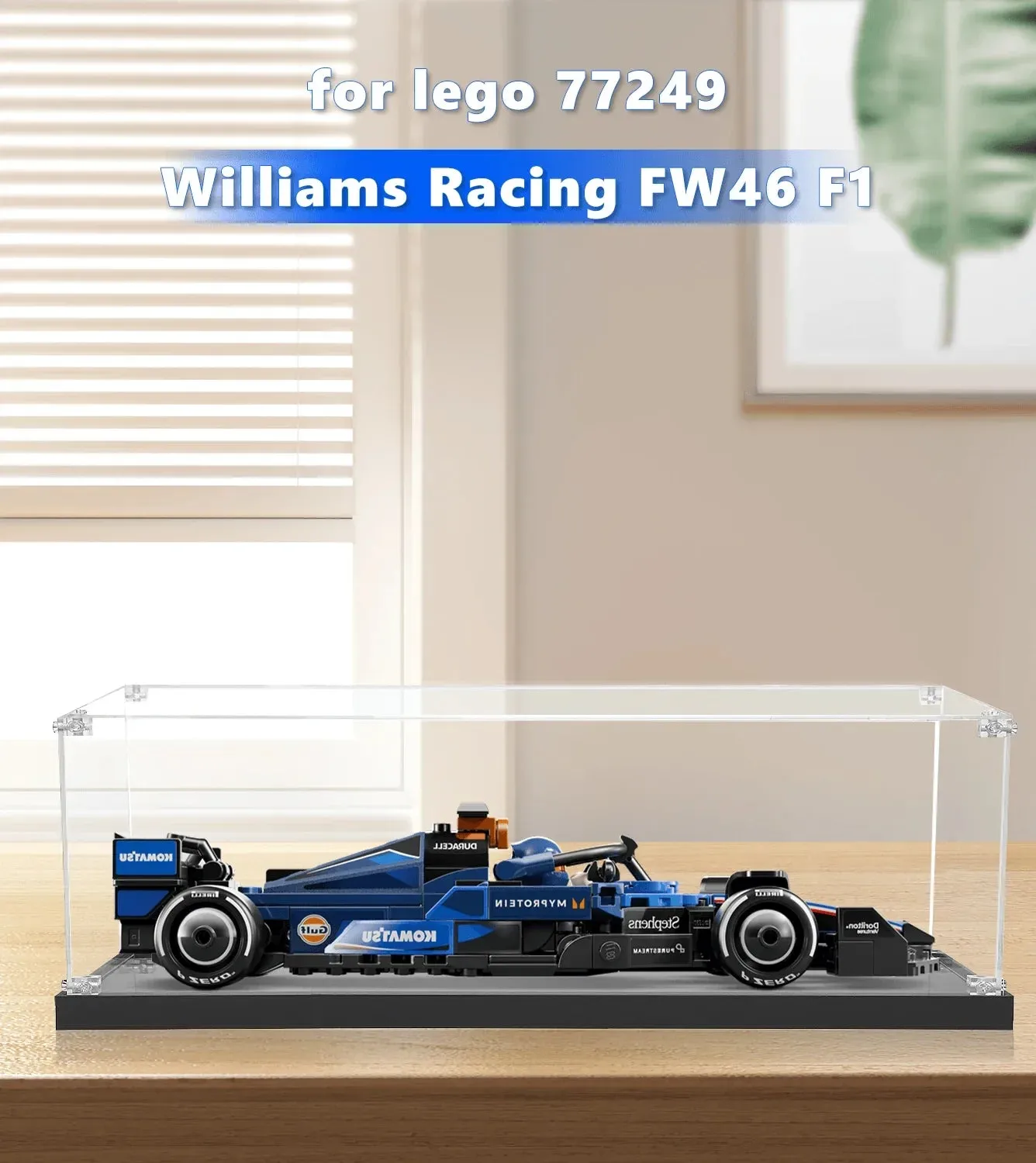 Eksponavimo dėžė LEGO Williams Racing FW46 F1 (mastelis 1:32) 77249 — 2