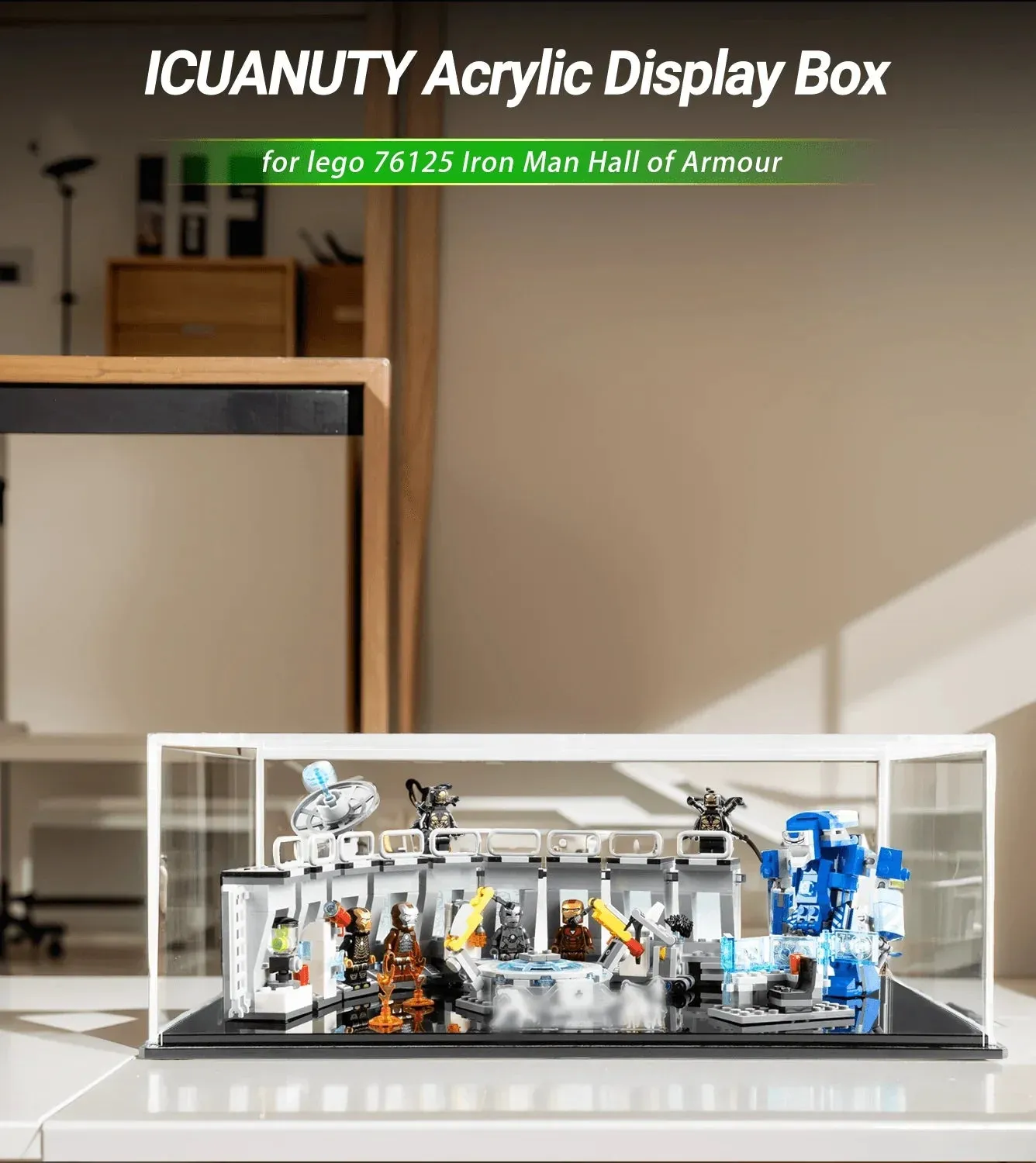 Vitrine für Lego Marvel Iron Man Hall of Armour 76125 — 2