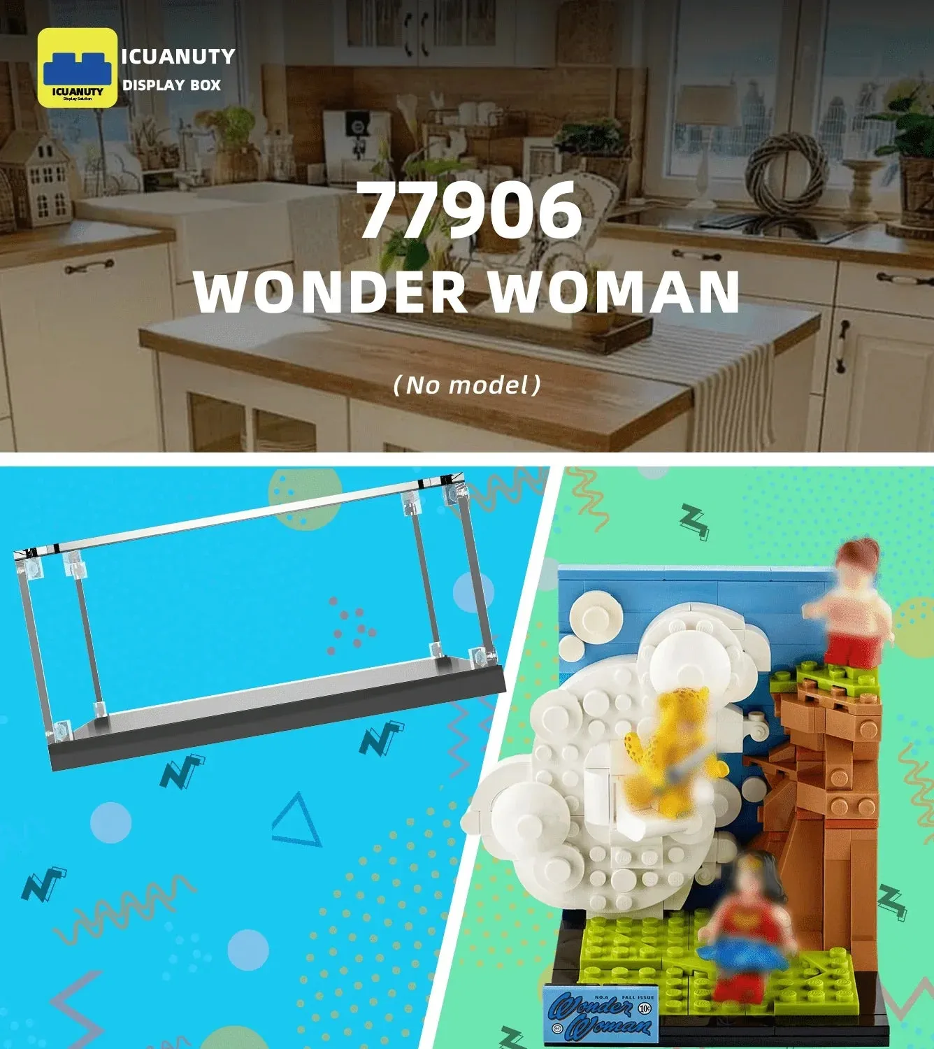 Vitrine für LEGO Wonder Woman 77906 — 4