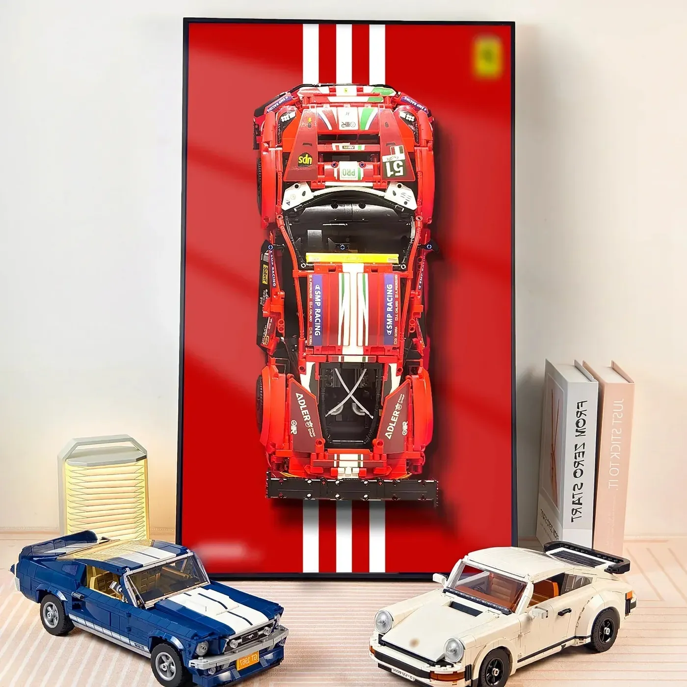 [Seria Line] Ramka ekspozycyjna na ścianę do superaut LEGO Technic — 20