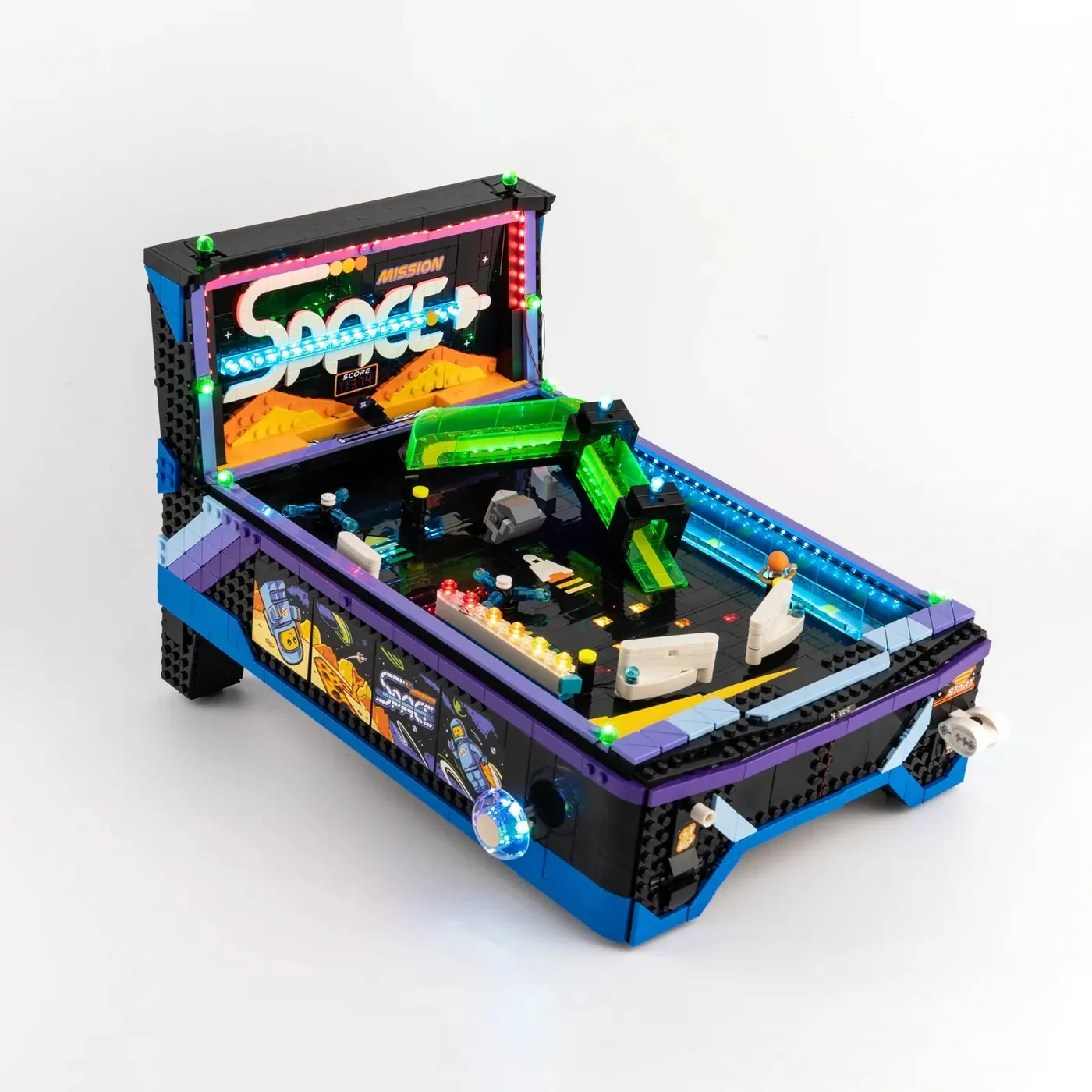 Premium-Beleuchtungsset kompatibel mit LEGO® Icons Arcade Pinball Machine 11374 — 42