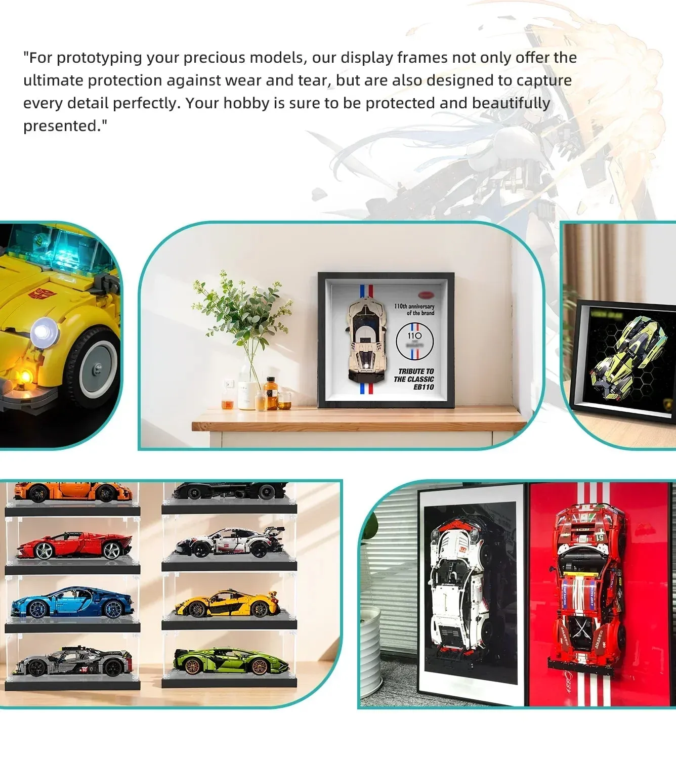 Ramka obrazkowa do LEGO® Speed Champions Bugatti Centodieci Hyper Sports Car 77240 — 4