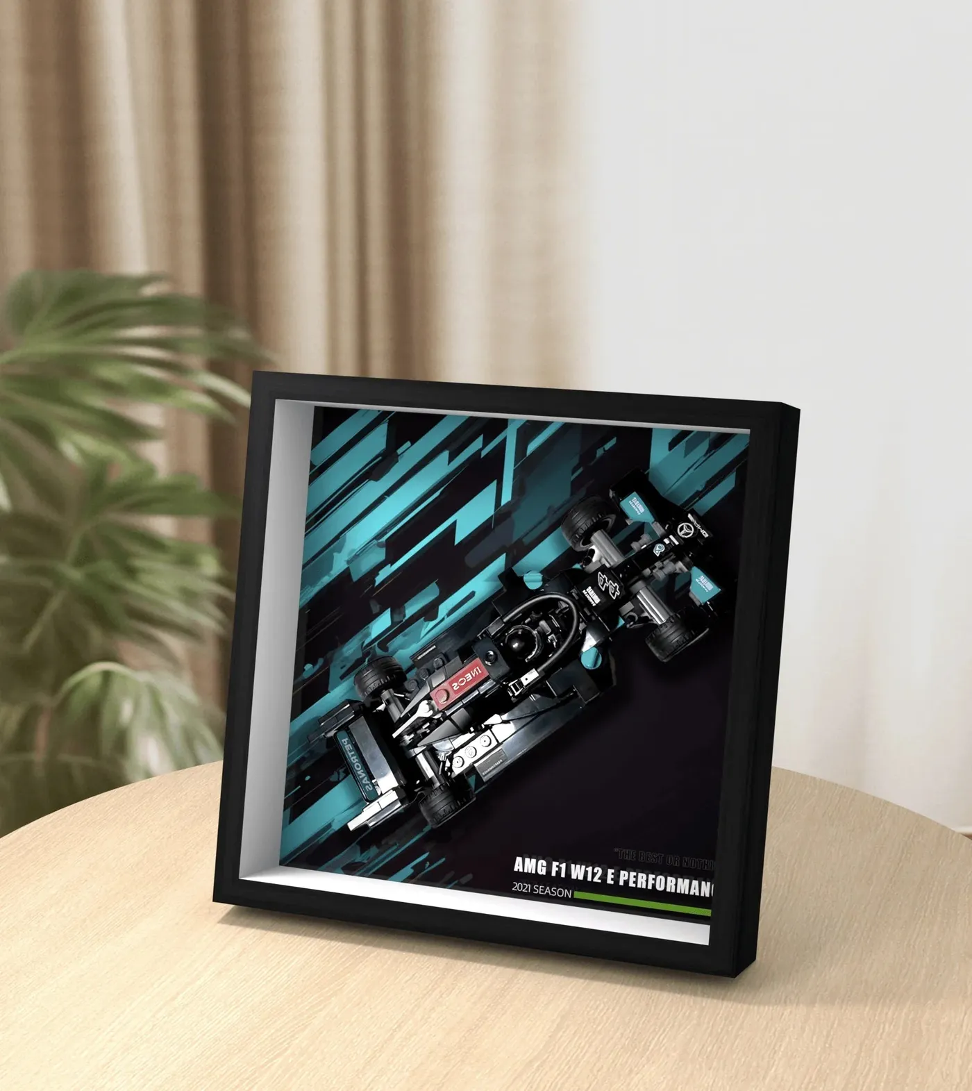 Ramka ekspozycyjna do samochodu LEGO Speed Champions Mercedes-AMG 76909
