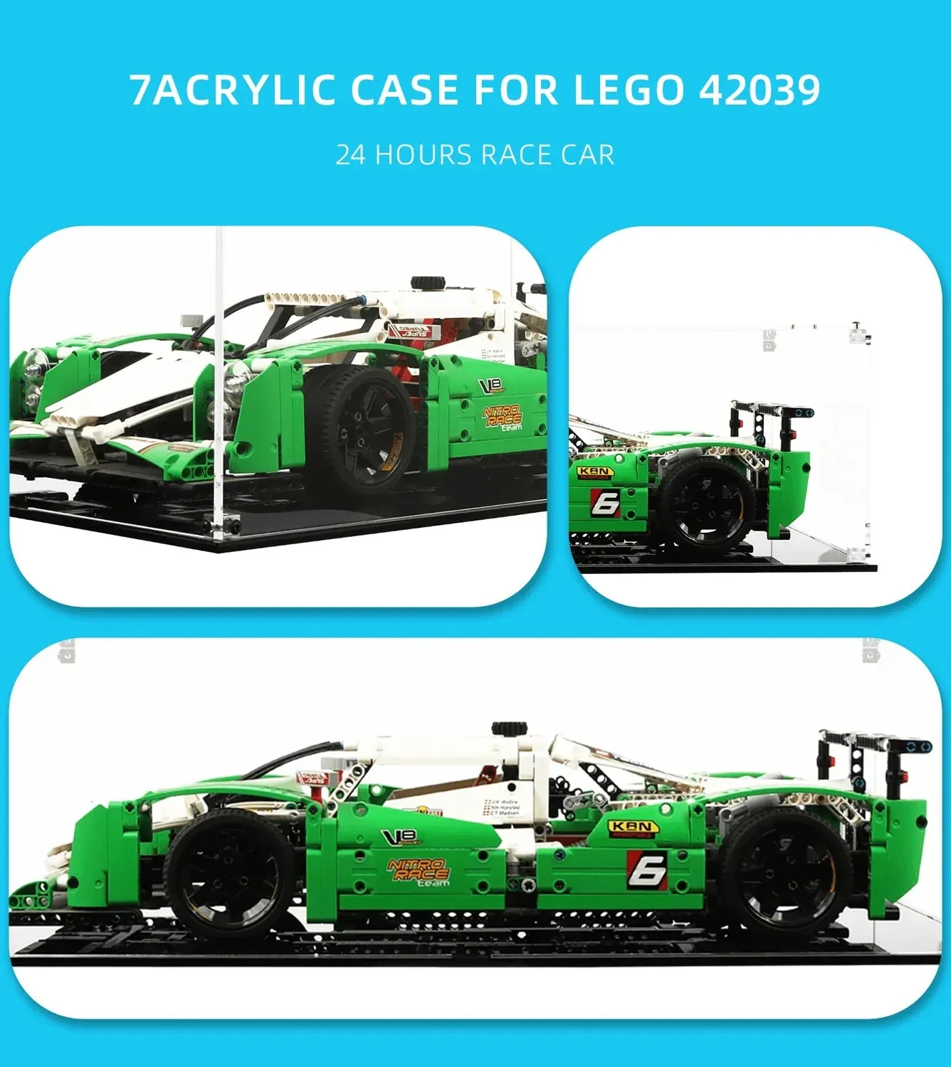 Gablota ekspozycyjna do LEGO 24 Hours Race Car 42039 — 4