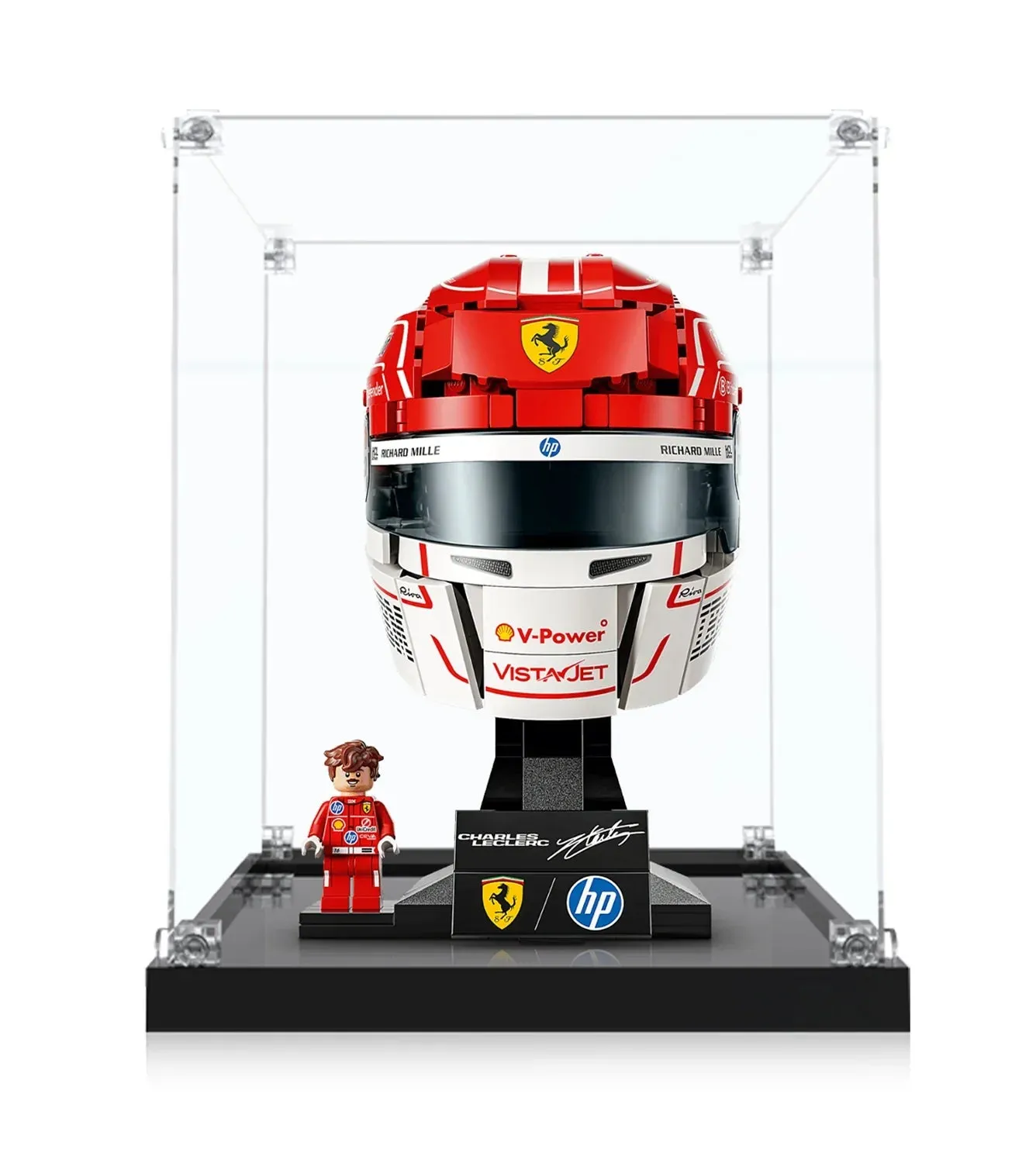 Vitrine für LEGO® Scuderia Ferrari HP Charles Leclerc Helmet 43014 — 13