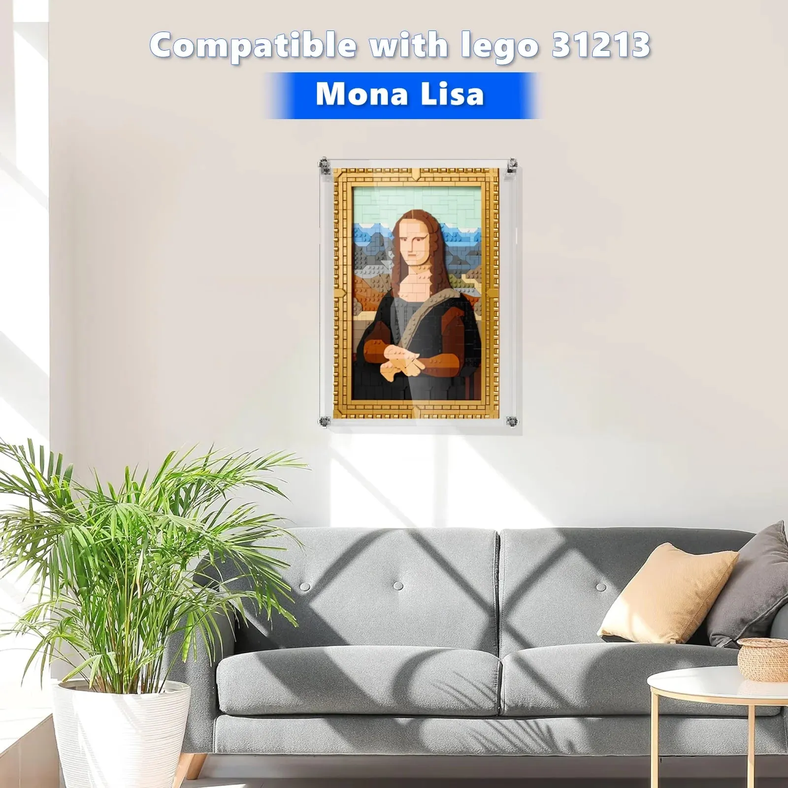Wall Display Case for LEGO® Art Mona Lisa 31213 - KABO