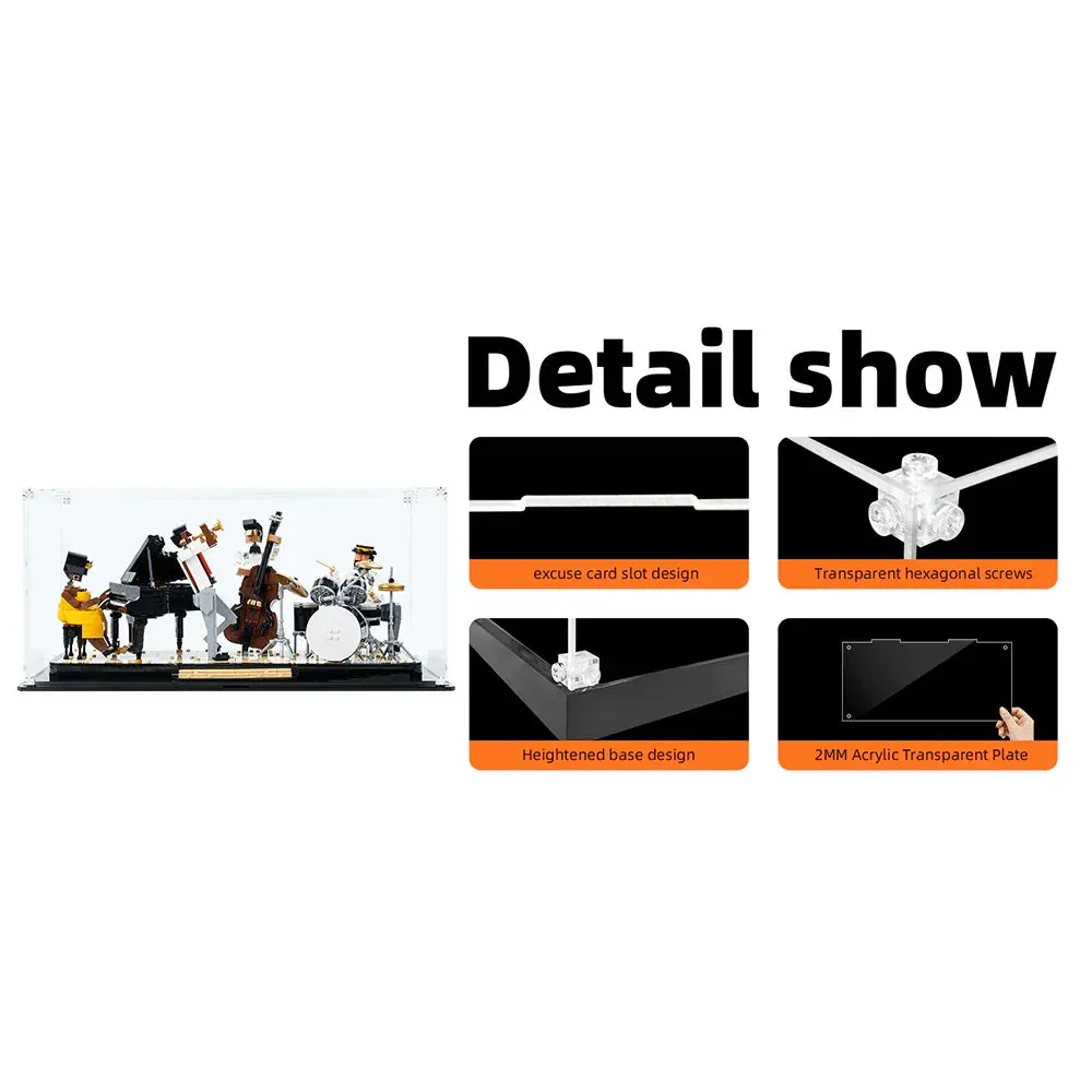 Vitrine für LEGO 21334 Ideas Jazz Quartet — 6