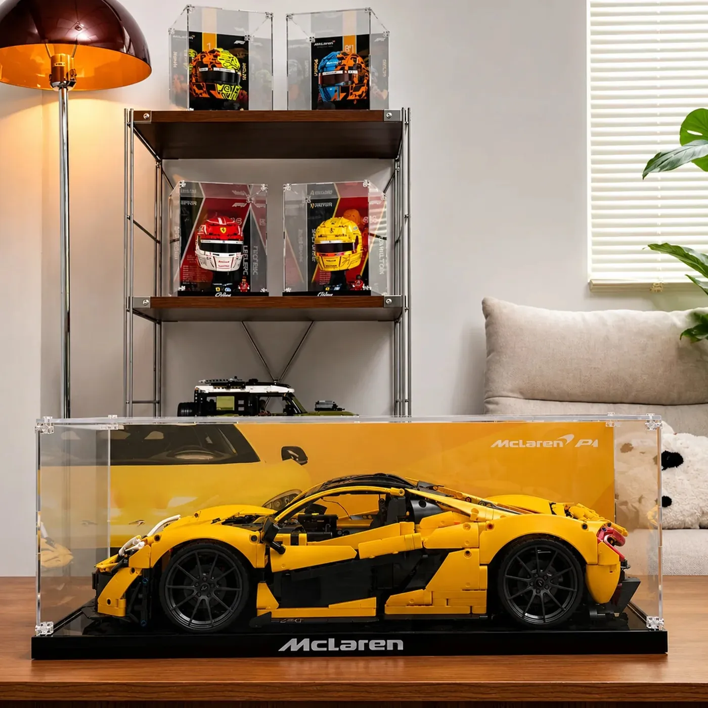 Monter för LEGO racerbil (skala 1:8) — 2