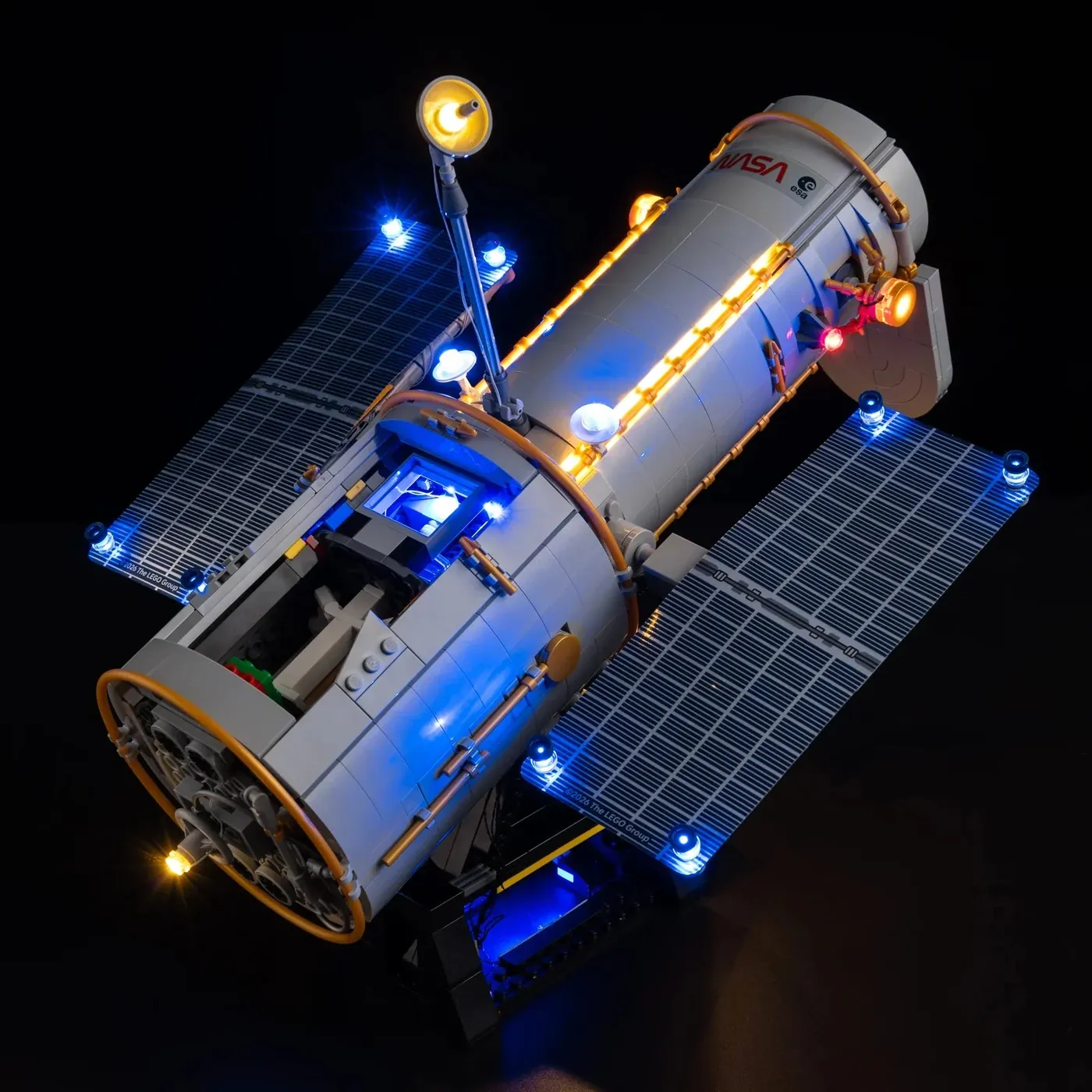 Premium-belysningskit kompatibelt med LEGO® Icons Hubble Space Telescope 11382 — 12