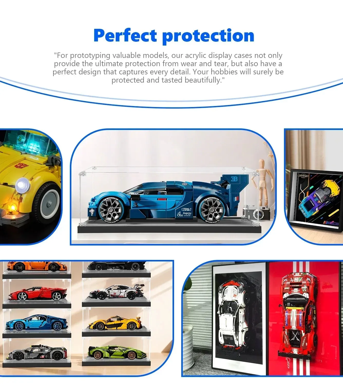 Display Case For LEGO Speed Champions (1 :32 suitable) 77253 — 5