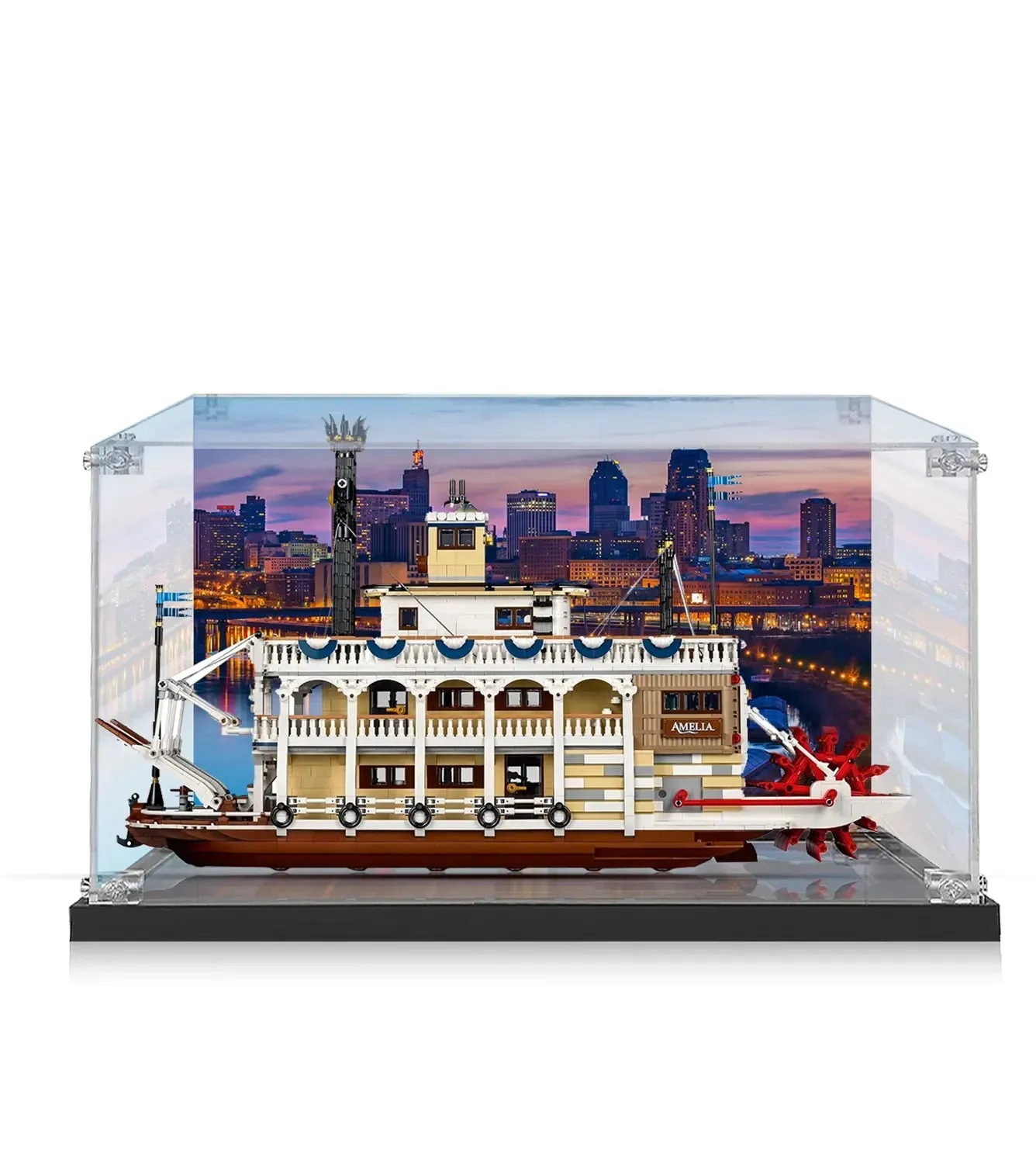 Vitrine für LEGO® Ideas River Steamboat 21356 — 7