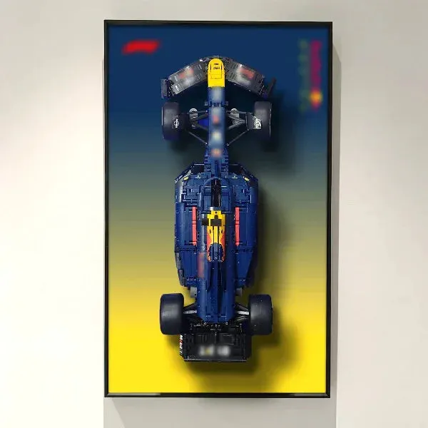 Wall display frame for LEGO Oracle Red Bull Racing RB20 F1 Car 42206 - KABO