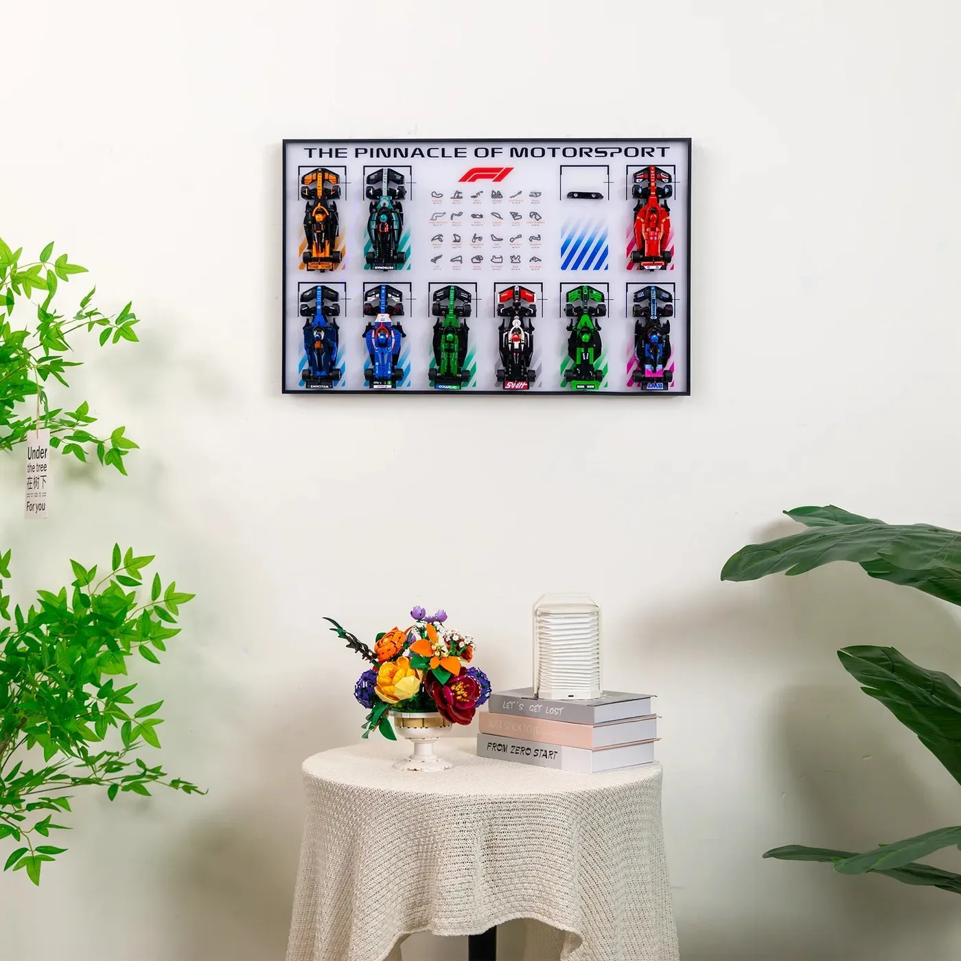 Displayram kompatibel med LEGO® Speed Champions 2025 F1-kollektionen — 10