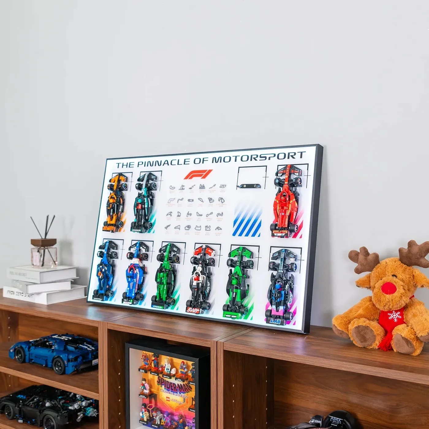 Displayram kompatibel med LEGO® Speed Champions 2025 F1-kollektionen — 11